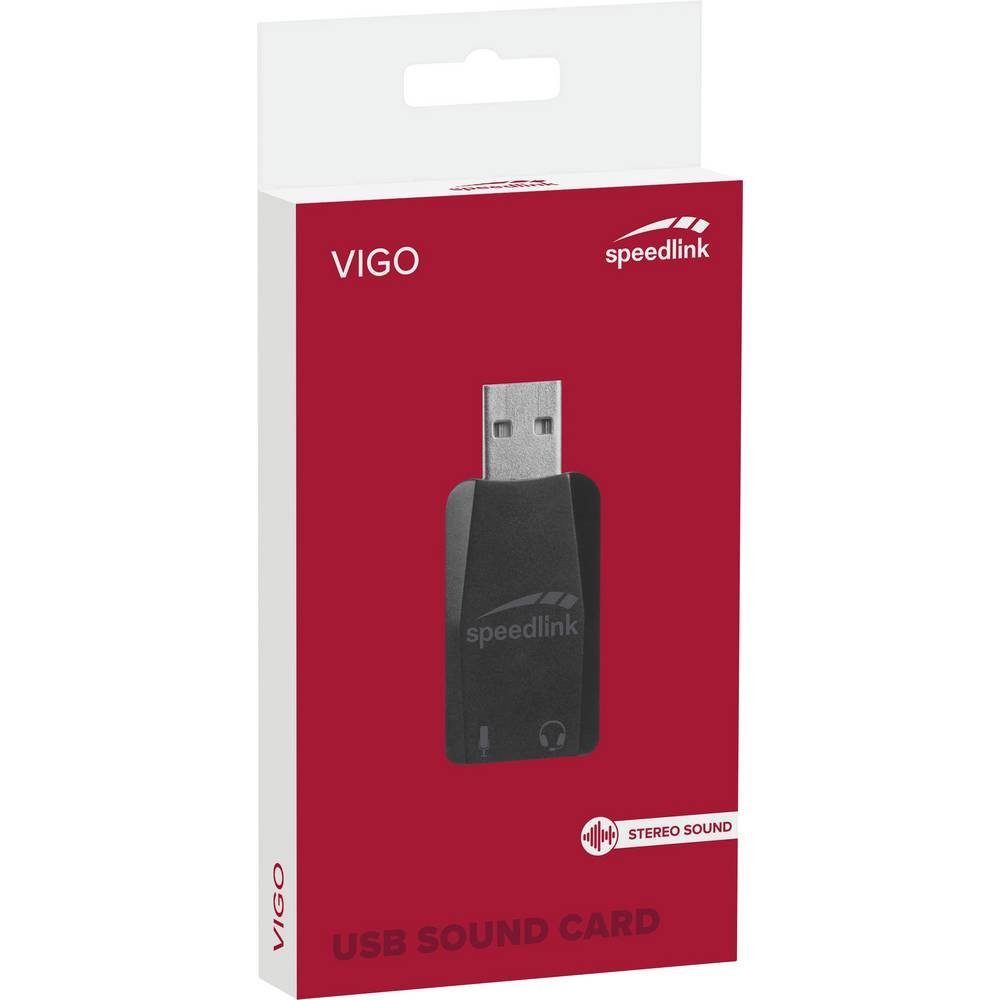 Speedlink Mikrofon USB-Soundkarte SL-8850-BK-01