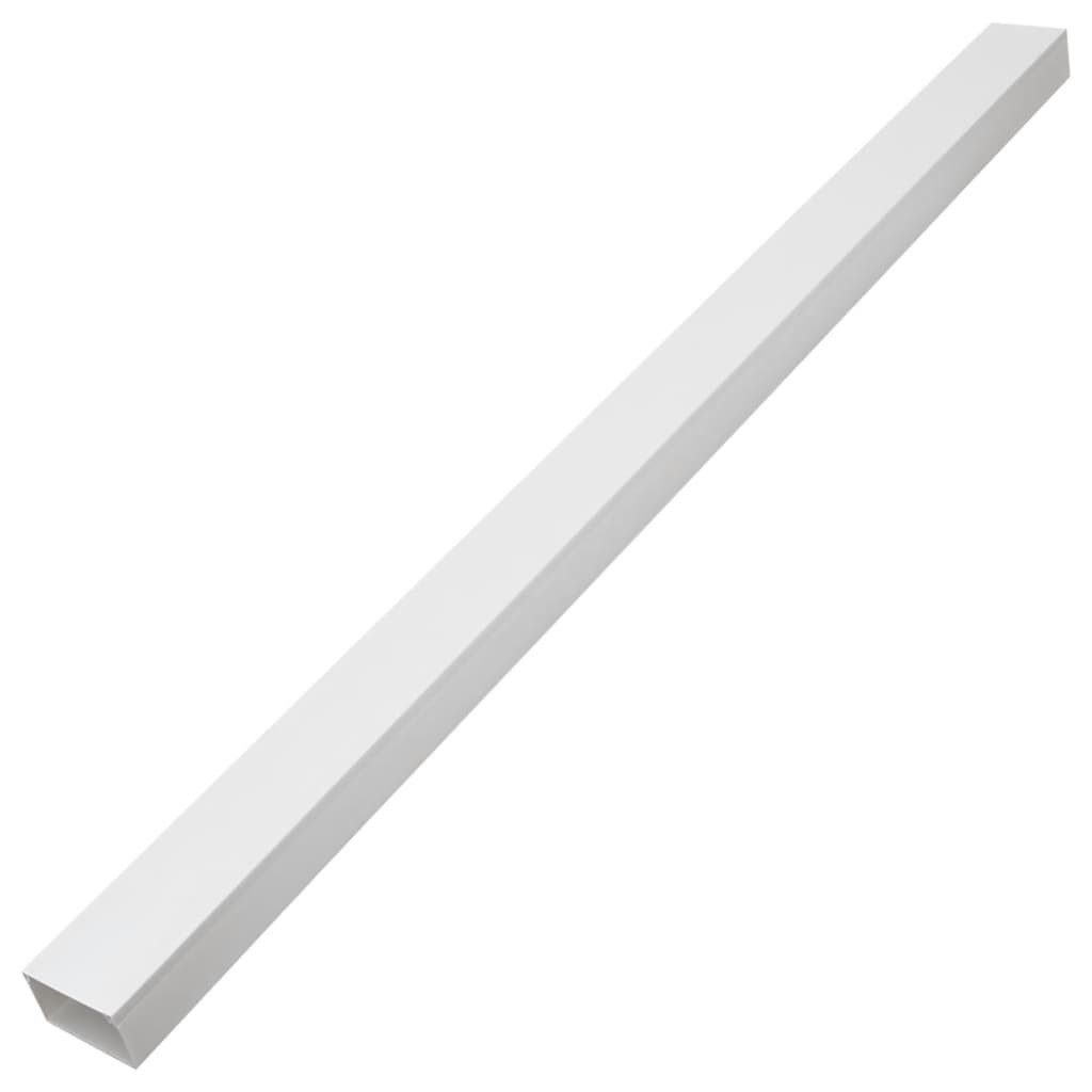 vidaXL Kabelkanal 10 m Kabelkanäle Selbstklebend 100x40 mm 10 m PVC Kabelkanal