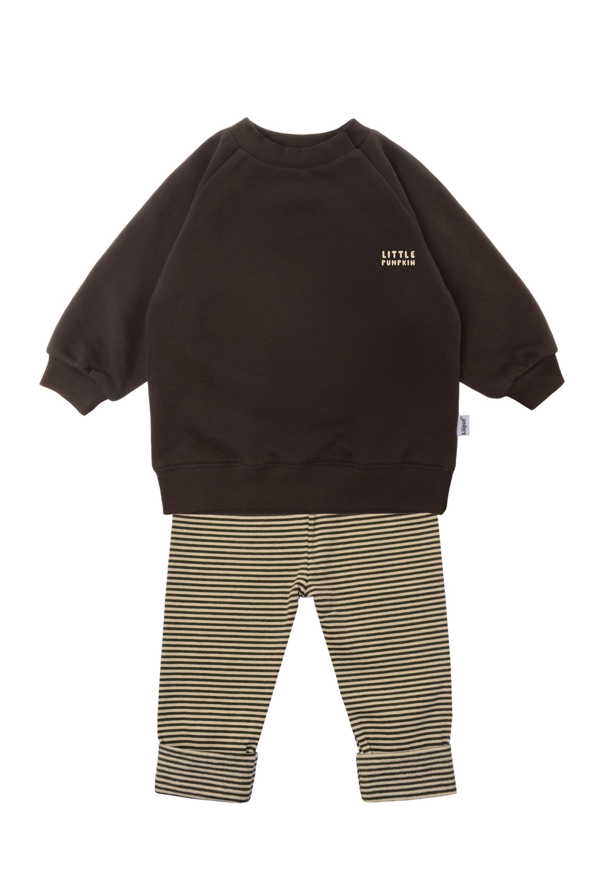 Liliput Sweatanzug Little Pumpkin Pie, mit herbstlichem Frontprint
