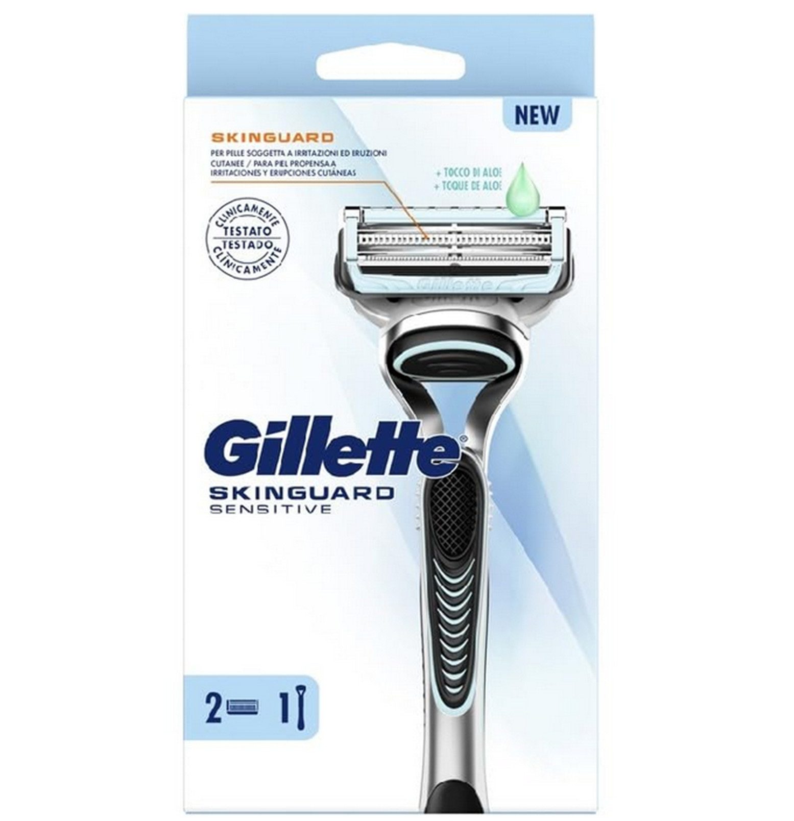 Gillette Nassrasierer Skinguard Sinsitive, 2-tlg.