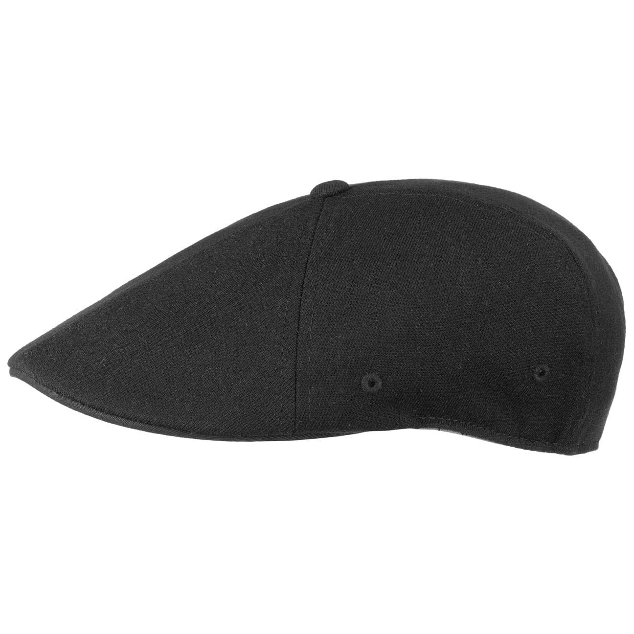 Kangol Flat Cap (1-St) Gatsbymütze mit Schirm schwarz