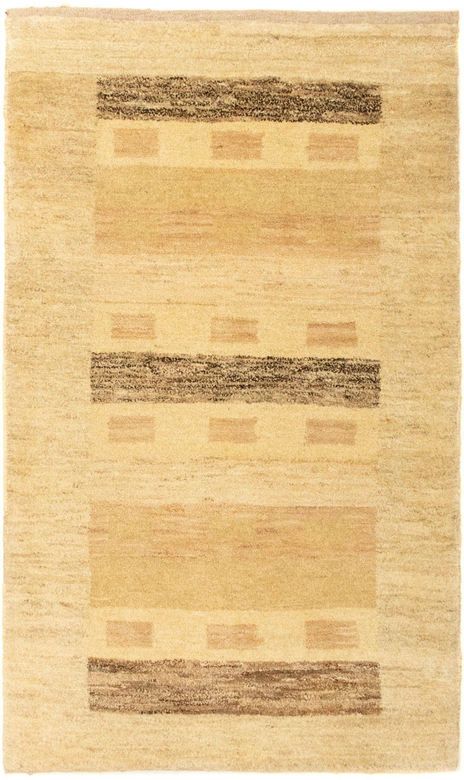 handgeknüpft Teppich handgeknüpft Gabbeh 18 Wollteppich beige, rechteckig, Höhe: morgenland, mm,