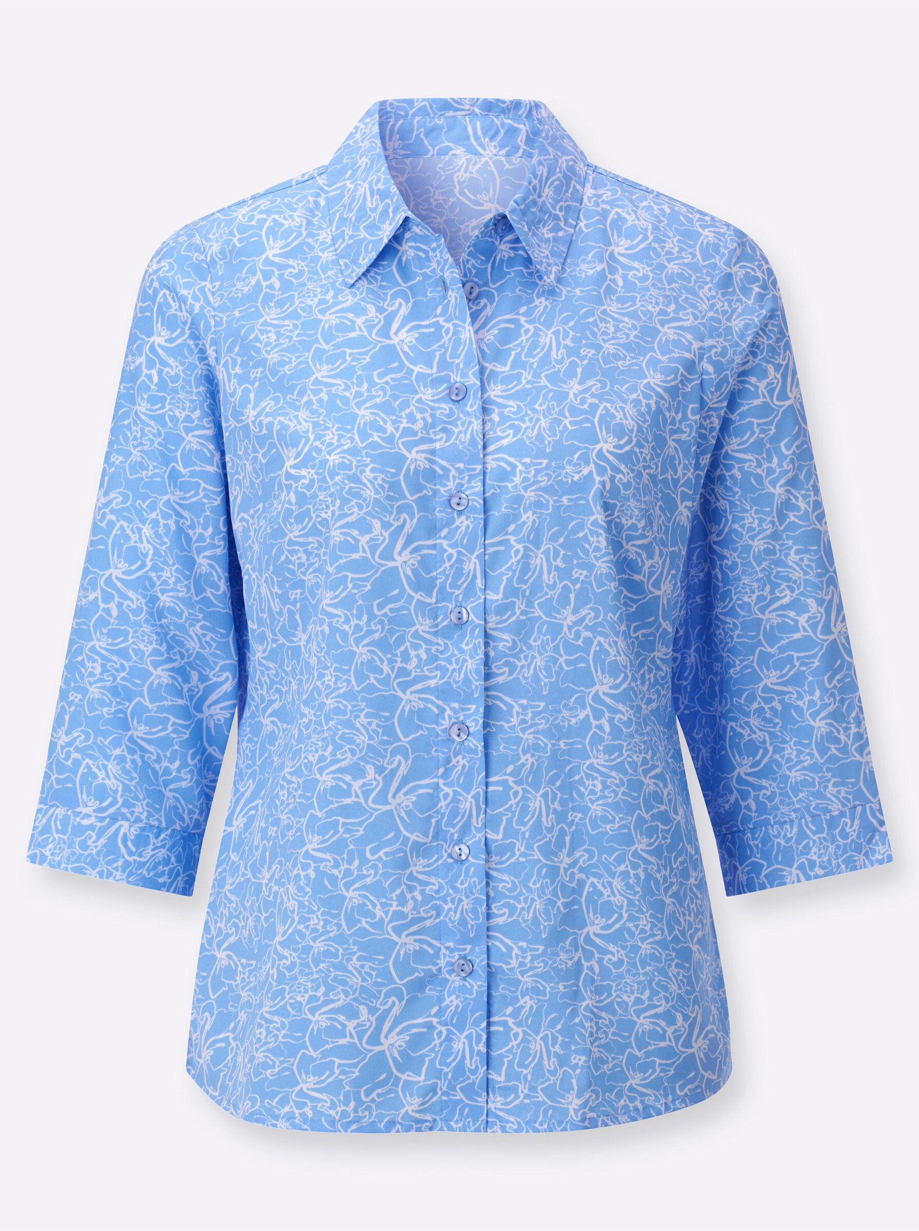 Witt Klassische Bluse Hemdbluse 3/4-Arm