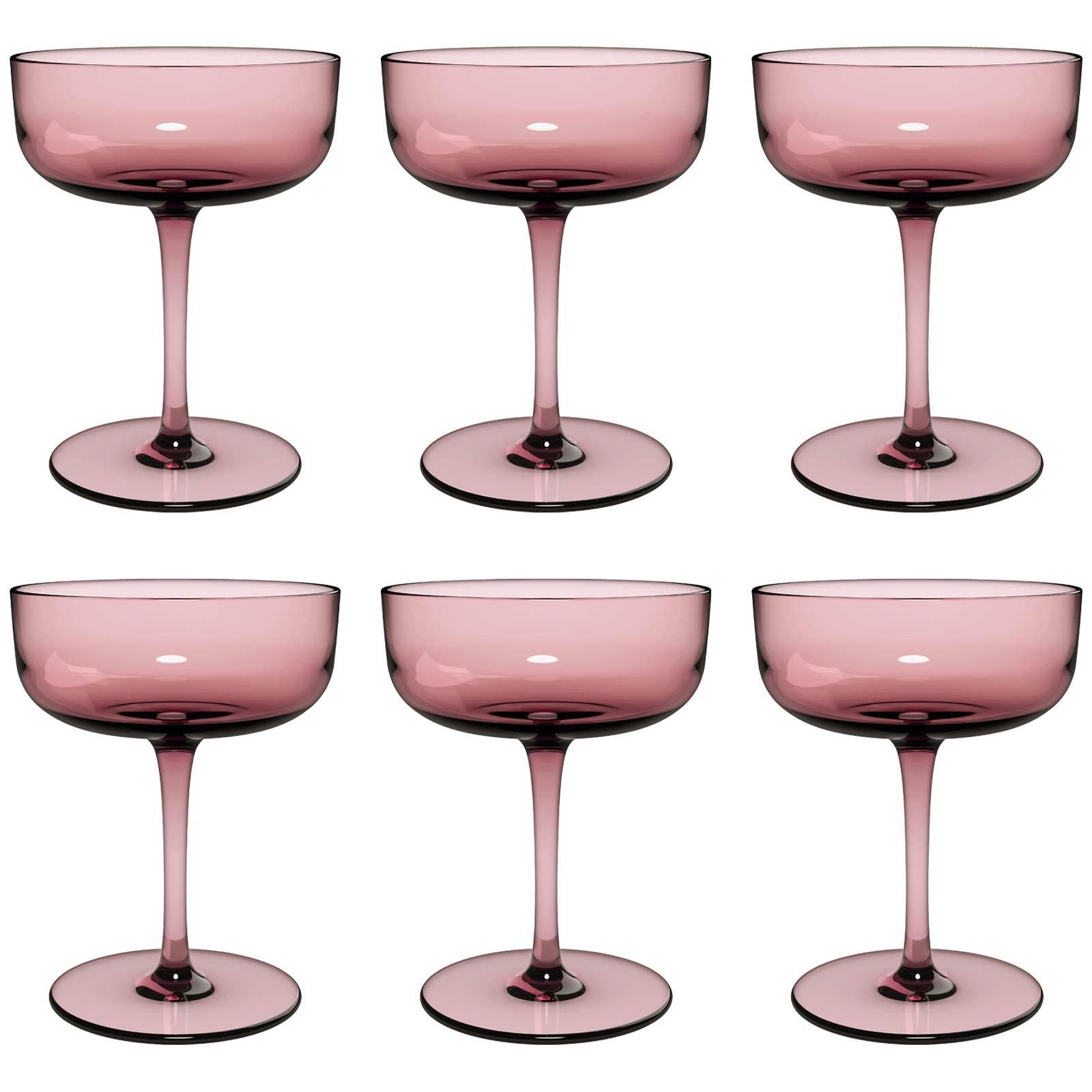 like. by Villeroy & Boch Sektglas Like Glass Sektschalen / Dessertschalen 100 ml, 6-tlg., Glas