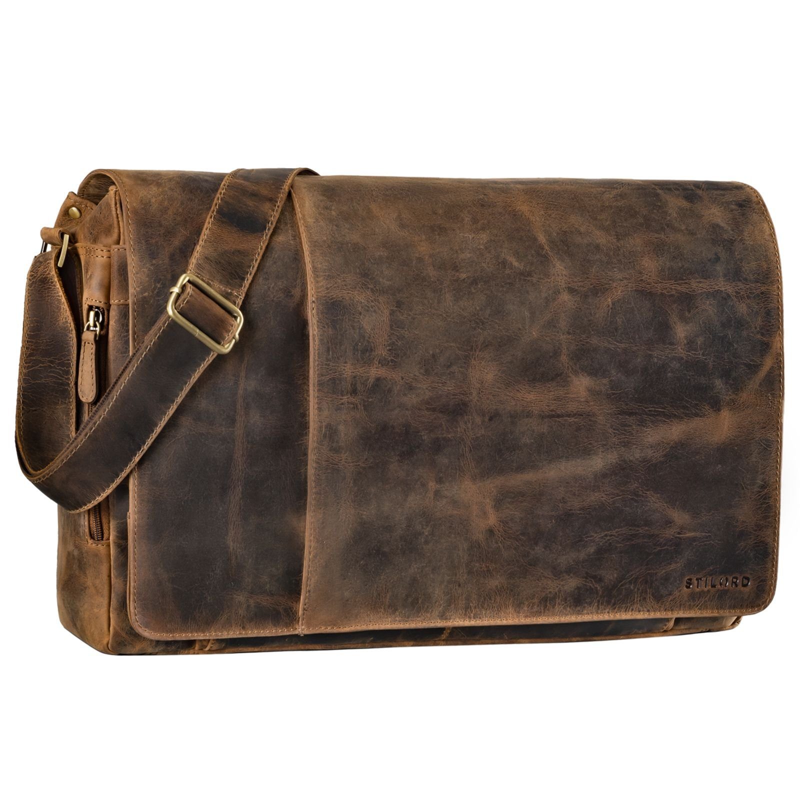 STILORD Laptoptasche "Maximus" XXL Ledertasche mit günstig online kaufen