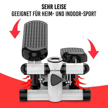 Sport-Knight® Mini-Stepper Aerobic Stepper, mit LED-Display, Resistancebänder, Anti-Rutsch-Pedale