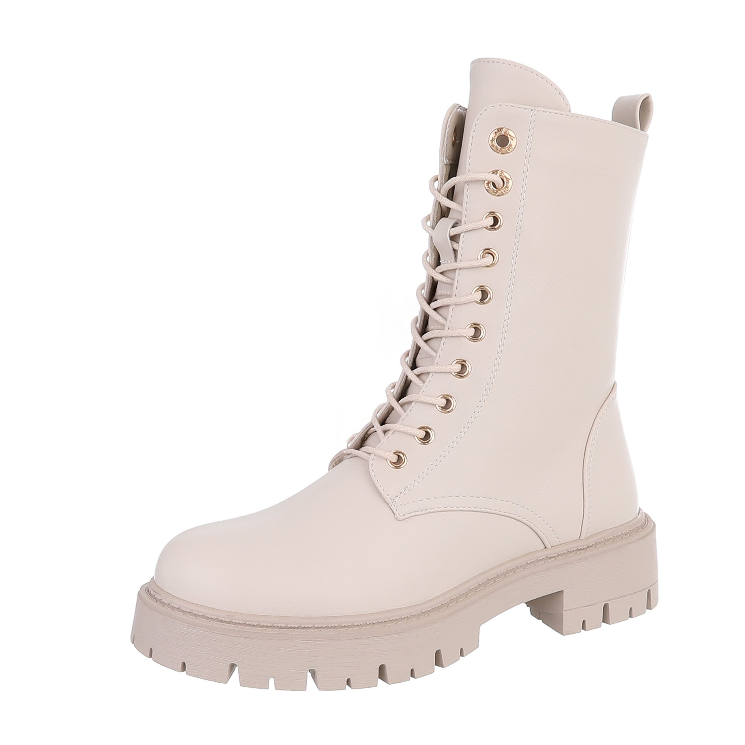Ital-Design Damen Schnürschuhe Schnürstiefelette (87118108) Blockabsatz günstig online kaufen