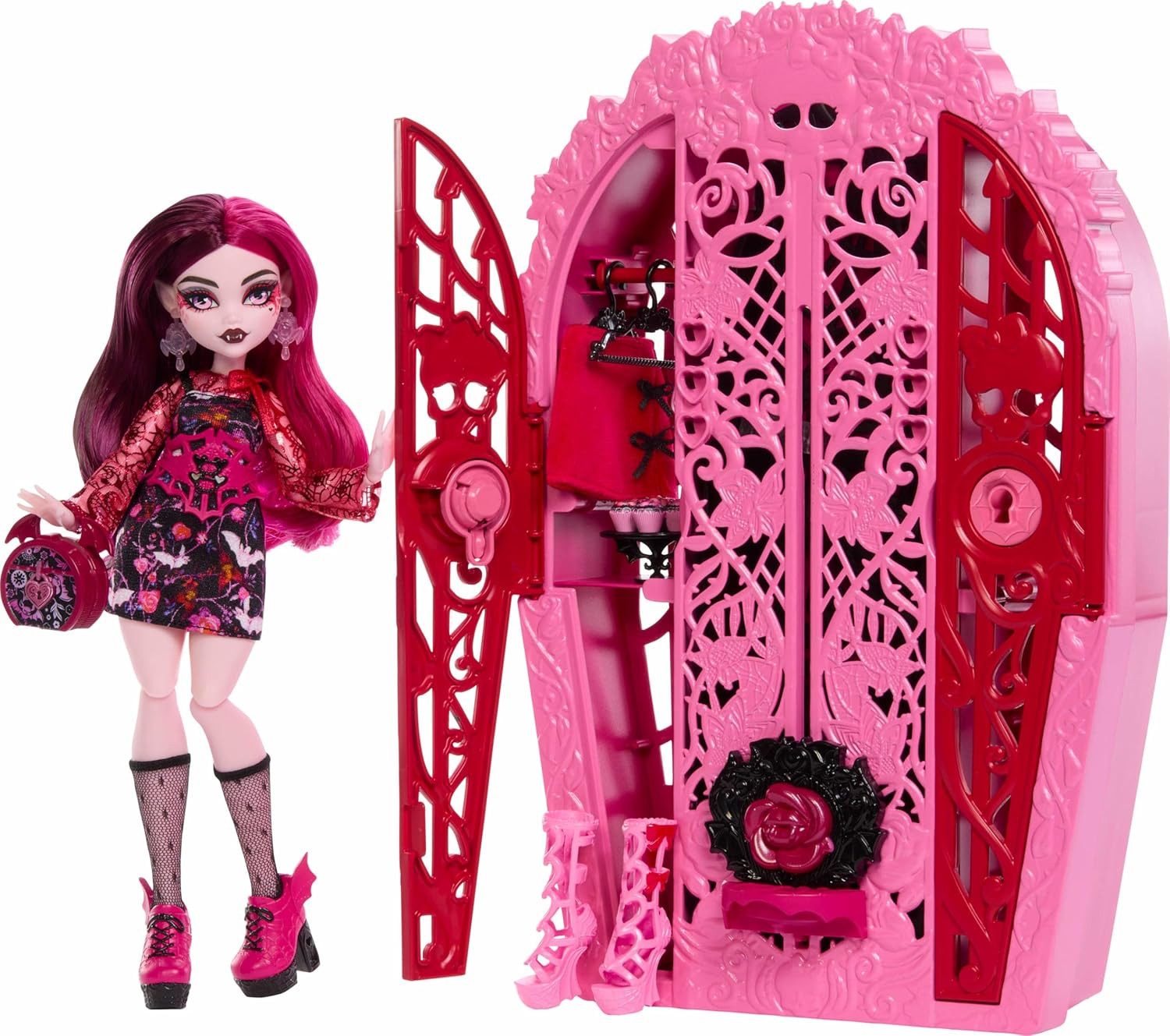 Mattel® Anziehpuppe Monster High Skulltimate Secrets Garden, Draculaura HYT72