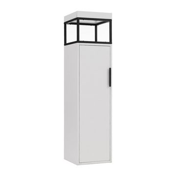 BlingBin Eckschrank Badezimmerschrank Badezimmermöbel mit Ablagefächern (1er Set, 1-St) verstellbare Einlegeböden, 30 x 30 x 120