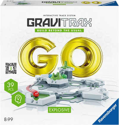 Ravensburger Kugelbahn-Bausatz GraviTrax GO Explosive, Made in Europe, FSC® - schützt Wald - weltweit