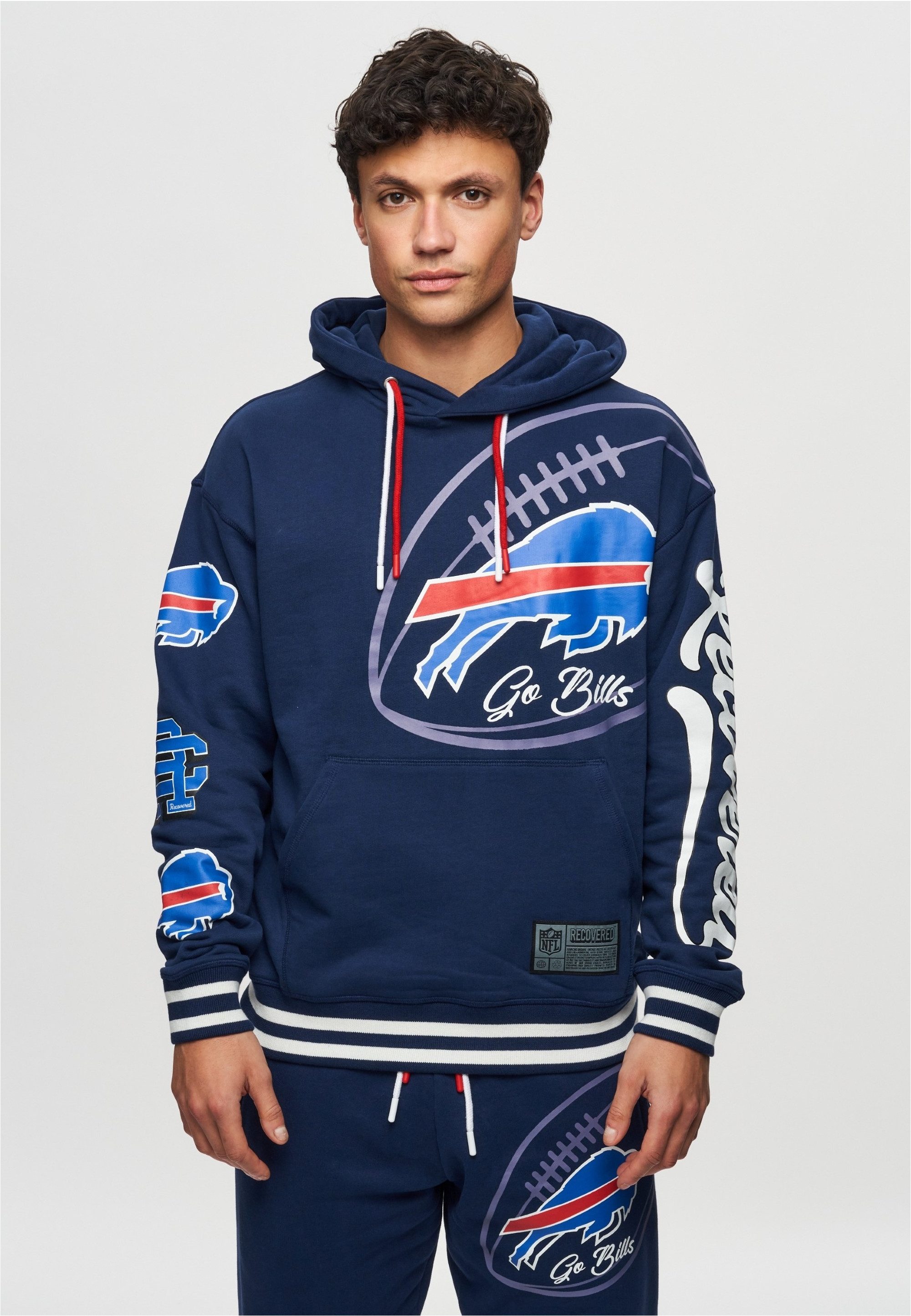 Recovered Kapuzensweatshirt NFL Bills Go Bills für Buffalo Bills-Fans günstig online kaufen