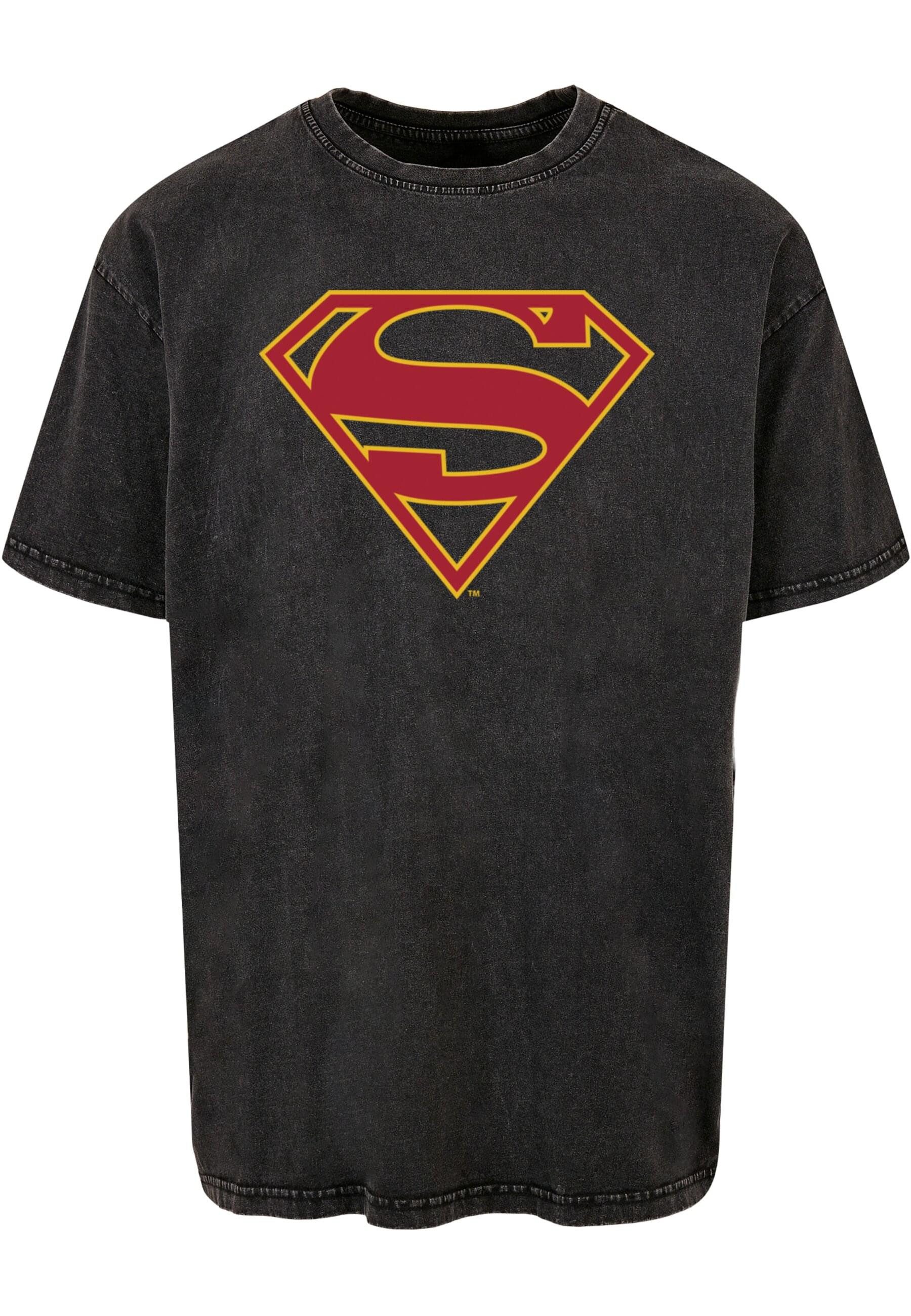 ABSOLUTE CULT T-Shirt "ABSOLUTE CULT Herren Supergirl - Logo Acid Washed Ov günstig online kaufen