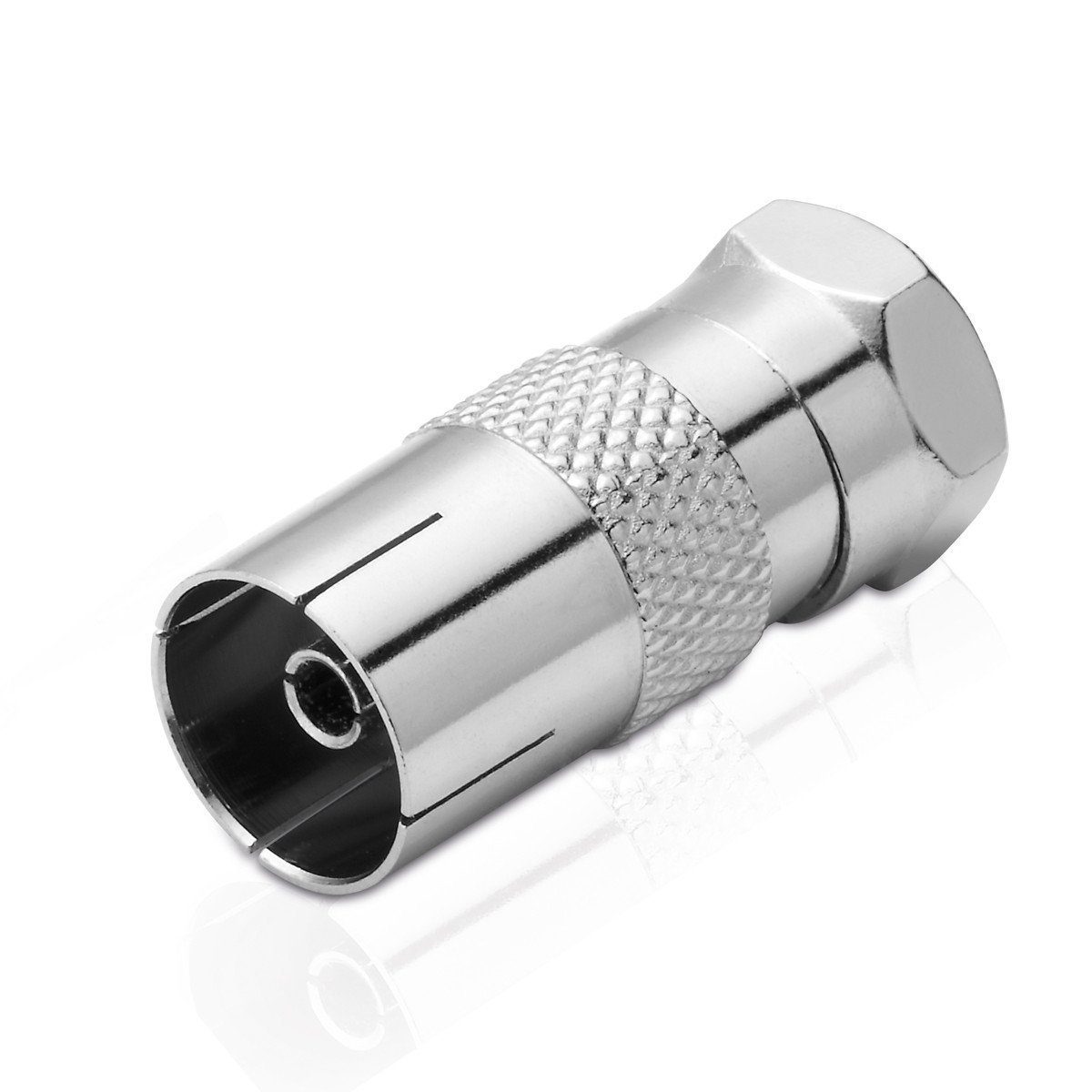 adaptare Adapter F-Stecker / IEC-Koax-Buchse SAT-Kabel