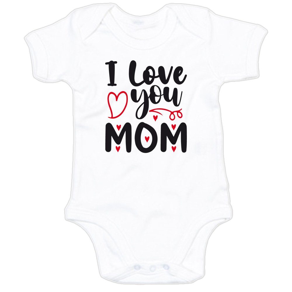 Kurzarmbody I love you mom