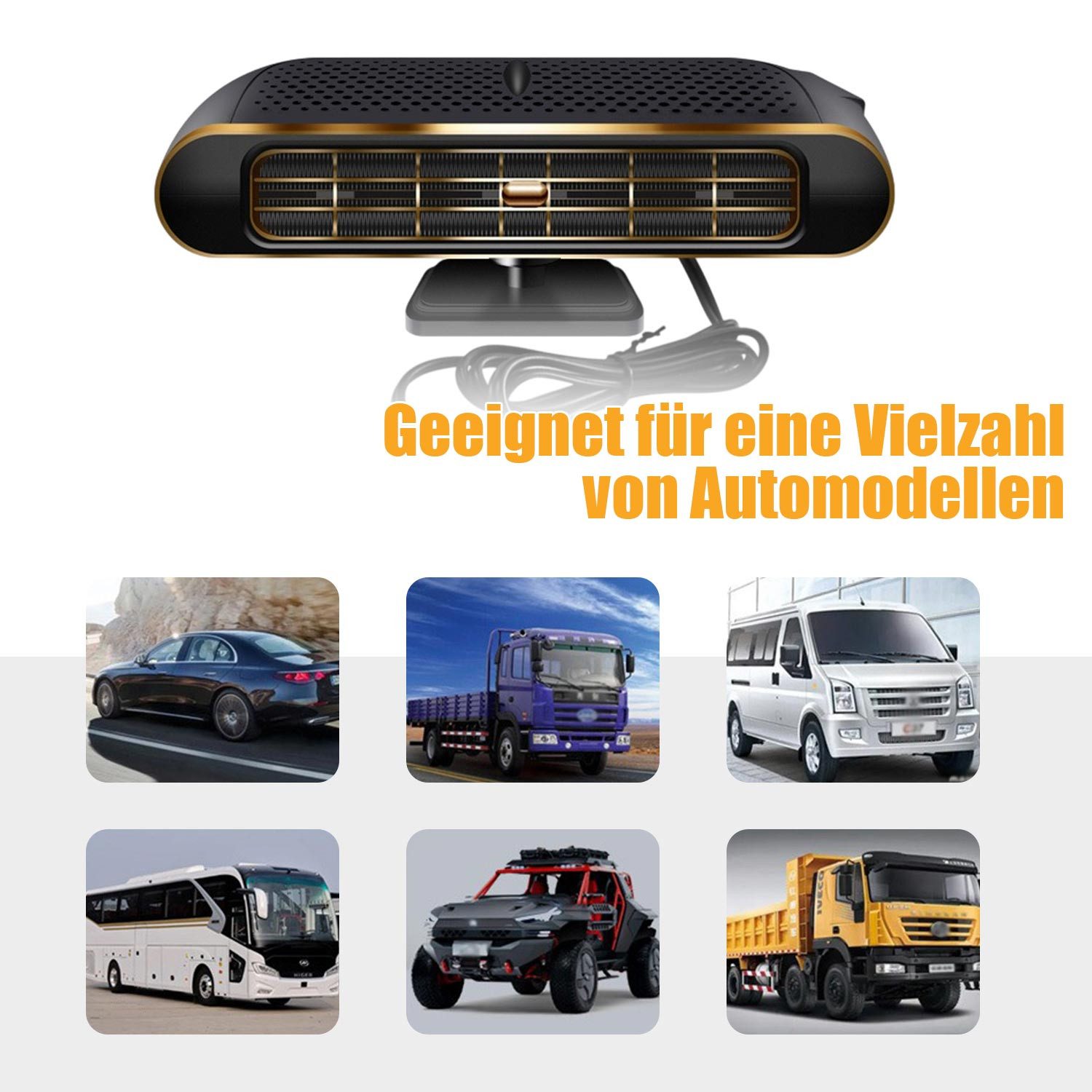 Refttenw Heizlüfter 12V Auto Heizlüfter, Entfroster für Front- & Heckscheib günstig online kaufen