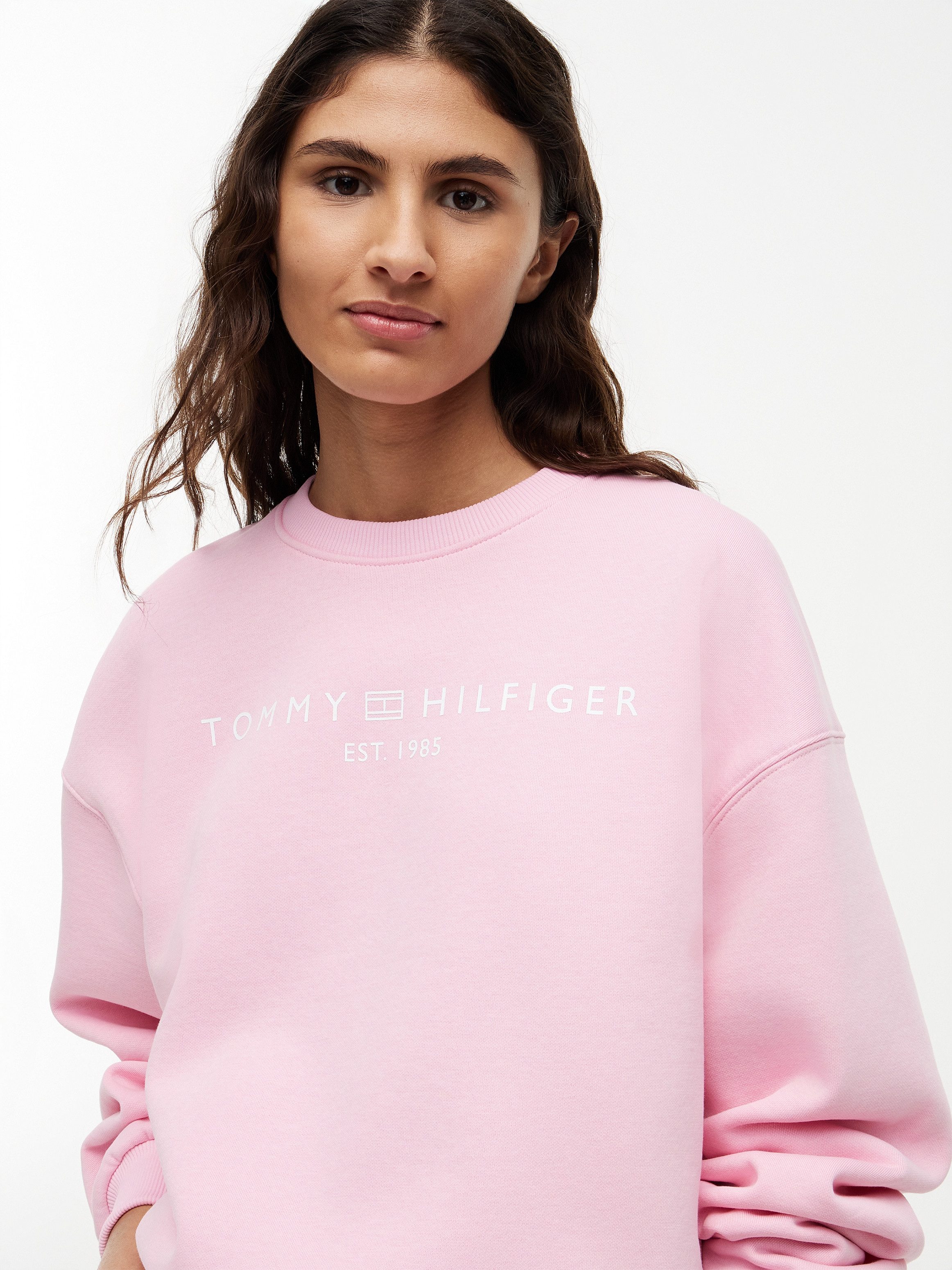 Tommy Hilfiger Sweatshirt EXT CORP LOGO Baumwollmischung