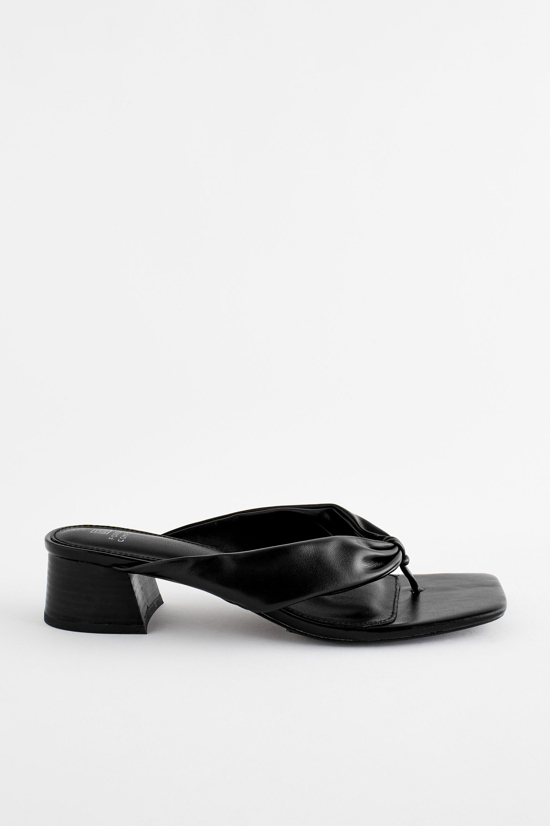 Forever Comfort® Zehentrenner mit Blockabsatz Pantolette