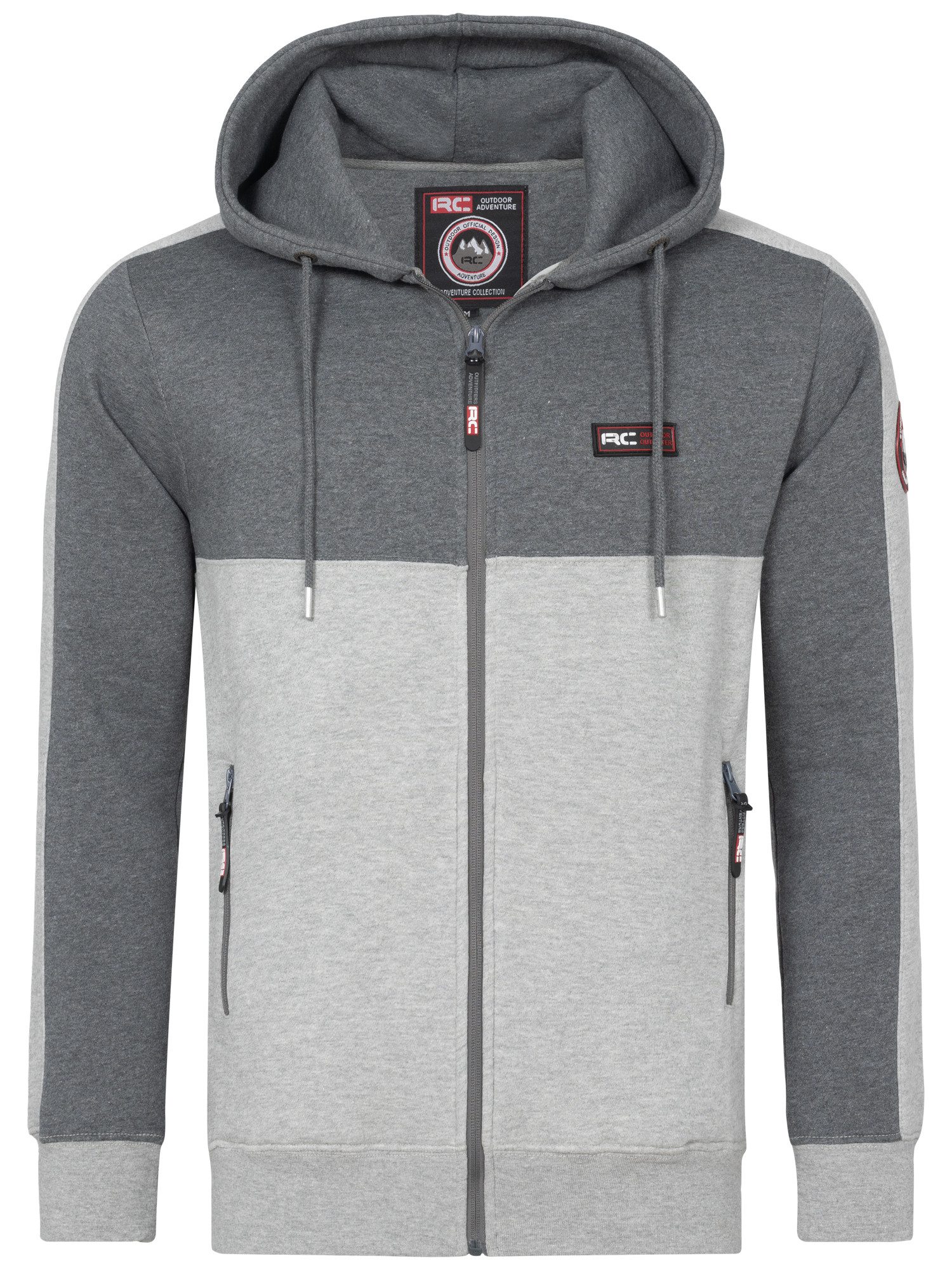 Rock Creek Kapuzenpullover H-410 mit Stehkragen