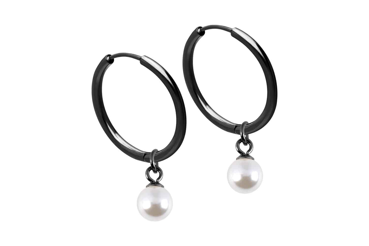 FILANGO Creolen-Set Chirurgenstahl Ohrclicker Creolen SYNTHETISCHE günstig online kaufen
