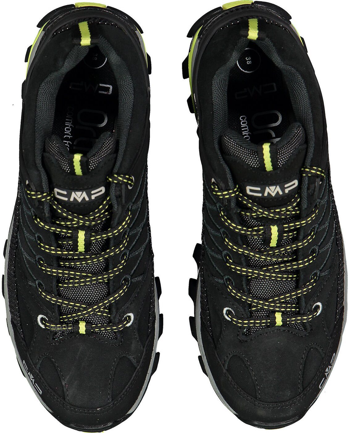 CMP RIGEL LOW WMN TREKKING SHOES WP NERO-LIME Trekkingschuh