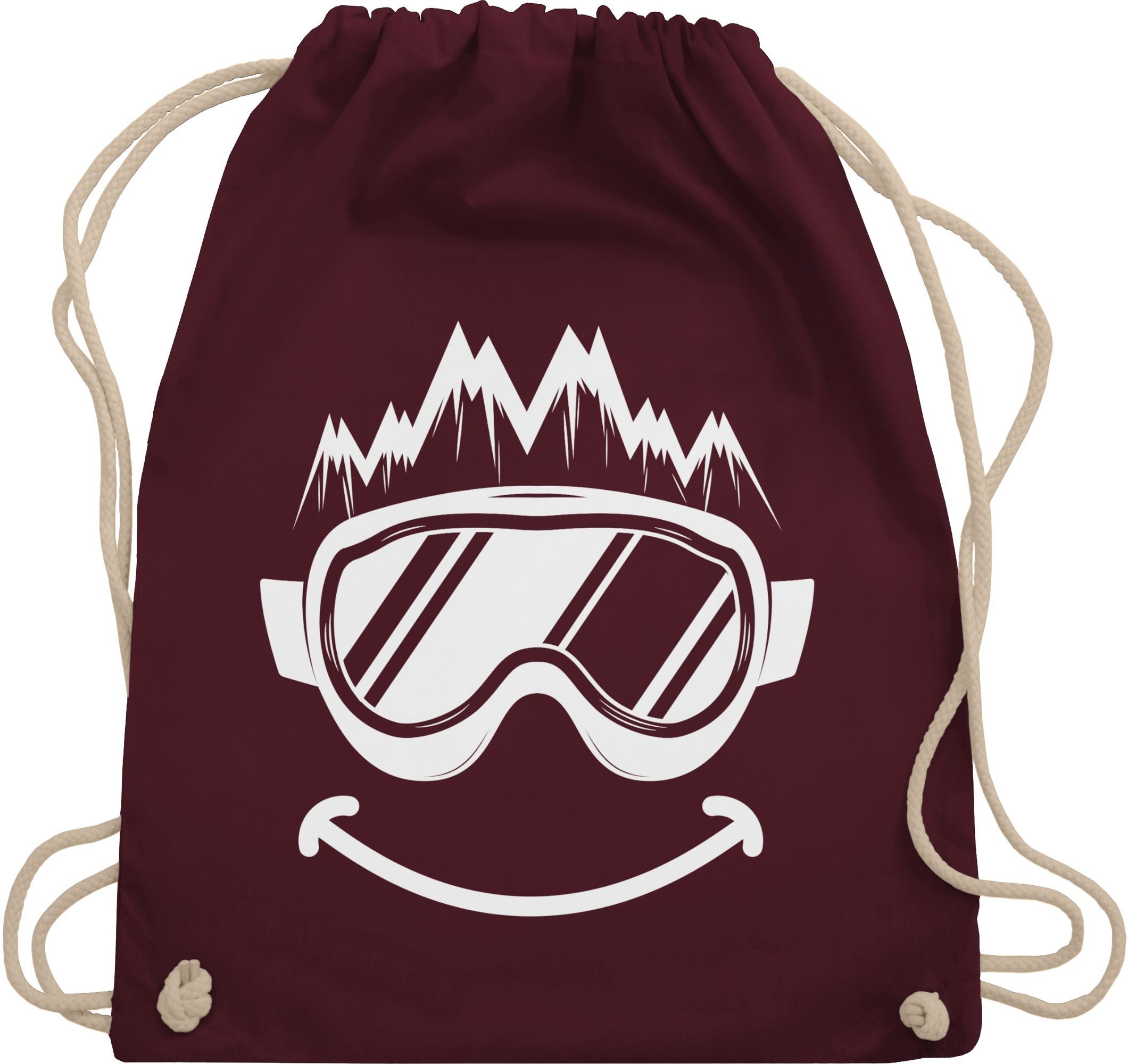 Shirtracer Turnbeutel Snowboard Geschenk Ski fahren Geschenk I Ski Geschenke Ski Geschenkide, Snowboard, Ski und mehr