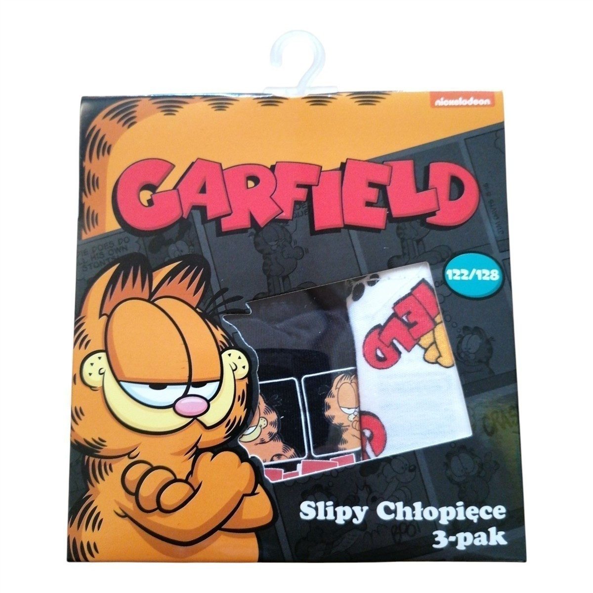 Garfield Slip 3er Pack Jungen-Slips, Garfield, Rot • schwarz • Weiß (Packung, 3-St)