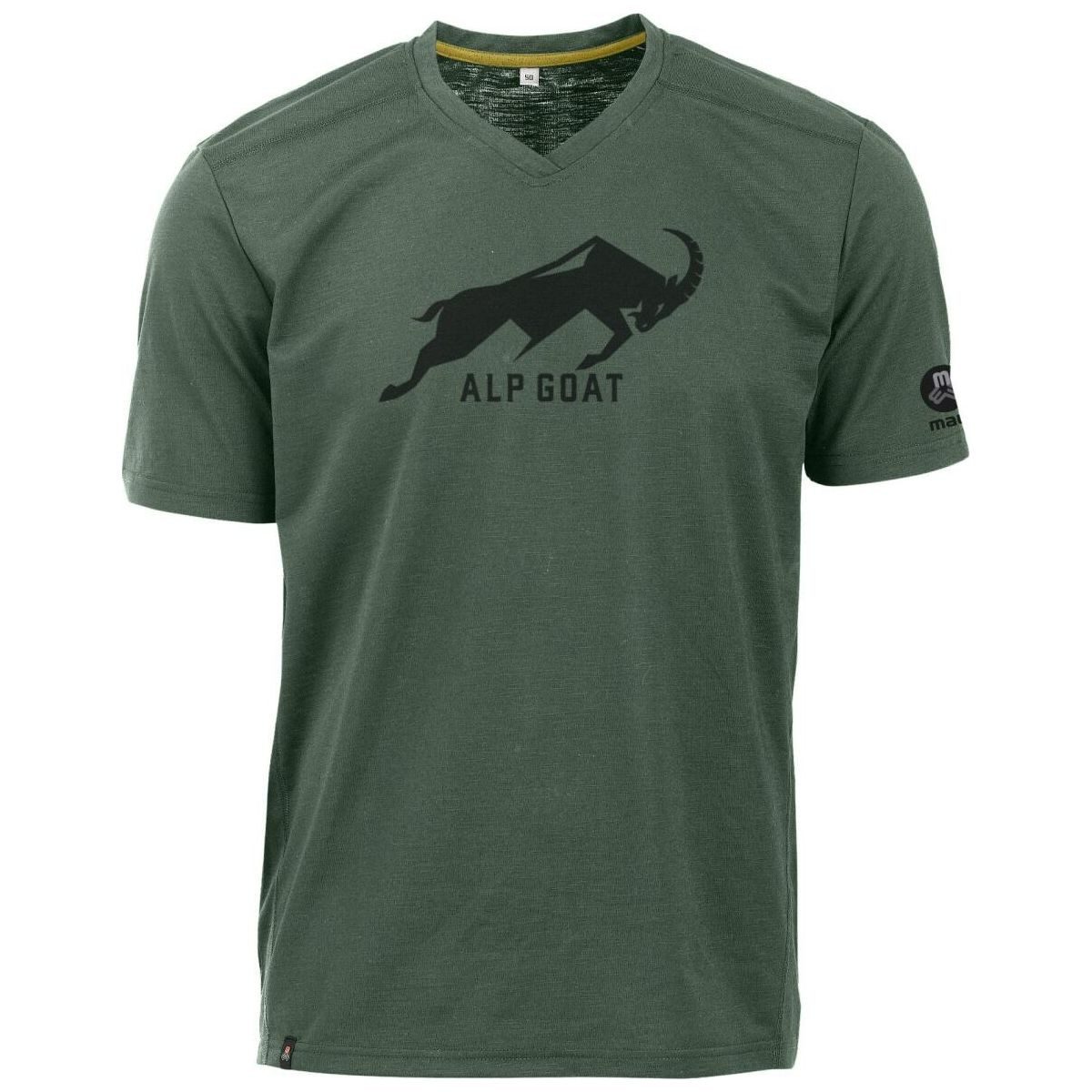 Maul Sport® Kurzarmshirt Spike Fresh - T-shirt mit Print Ein vielseitiges, schnelltrocknendes T-Shirt mit V-Kragen, perfekt