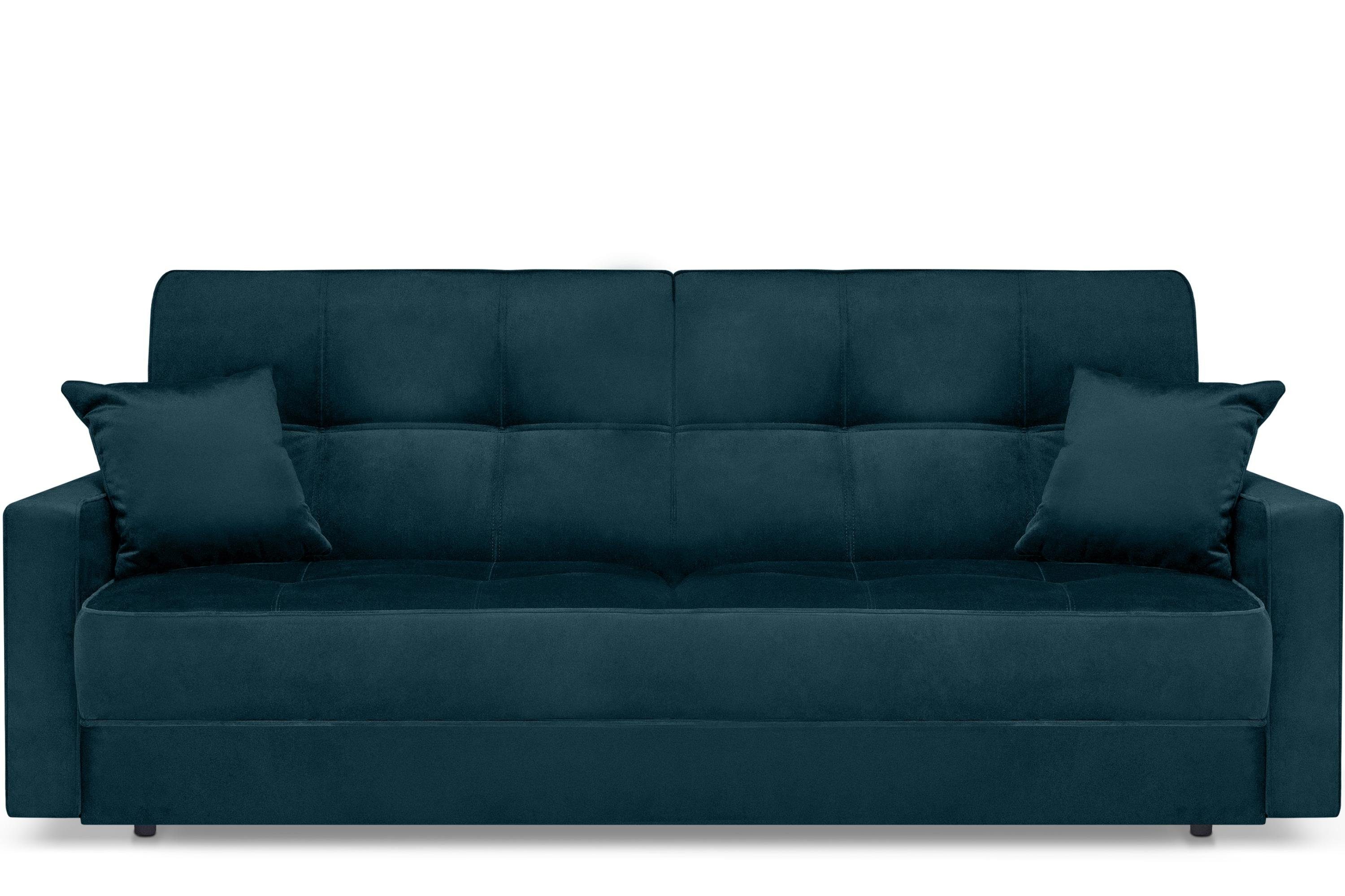 Schlaffunktion Personen, Schlafsofa mit Sofa mit 3 ORIO Wellenunterfederung, Liegefläche: Konsimo 219x90cm,