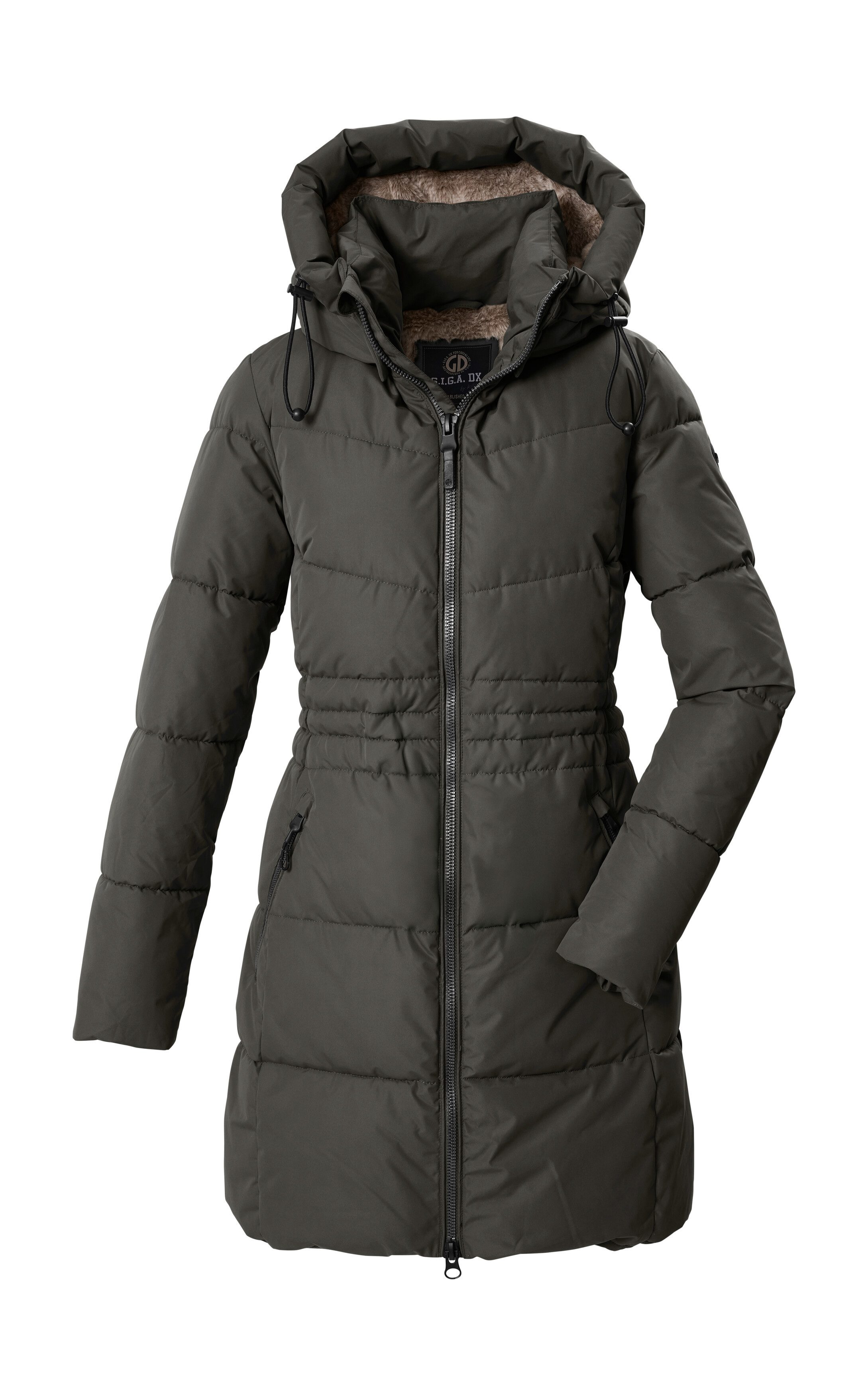 G.I.G.A. DX by killtec Steppmantel GW 12 WMN QLTD PRK Schmaler, winddichter Damen Steppparka mit abnehmbarer Kapuze