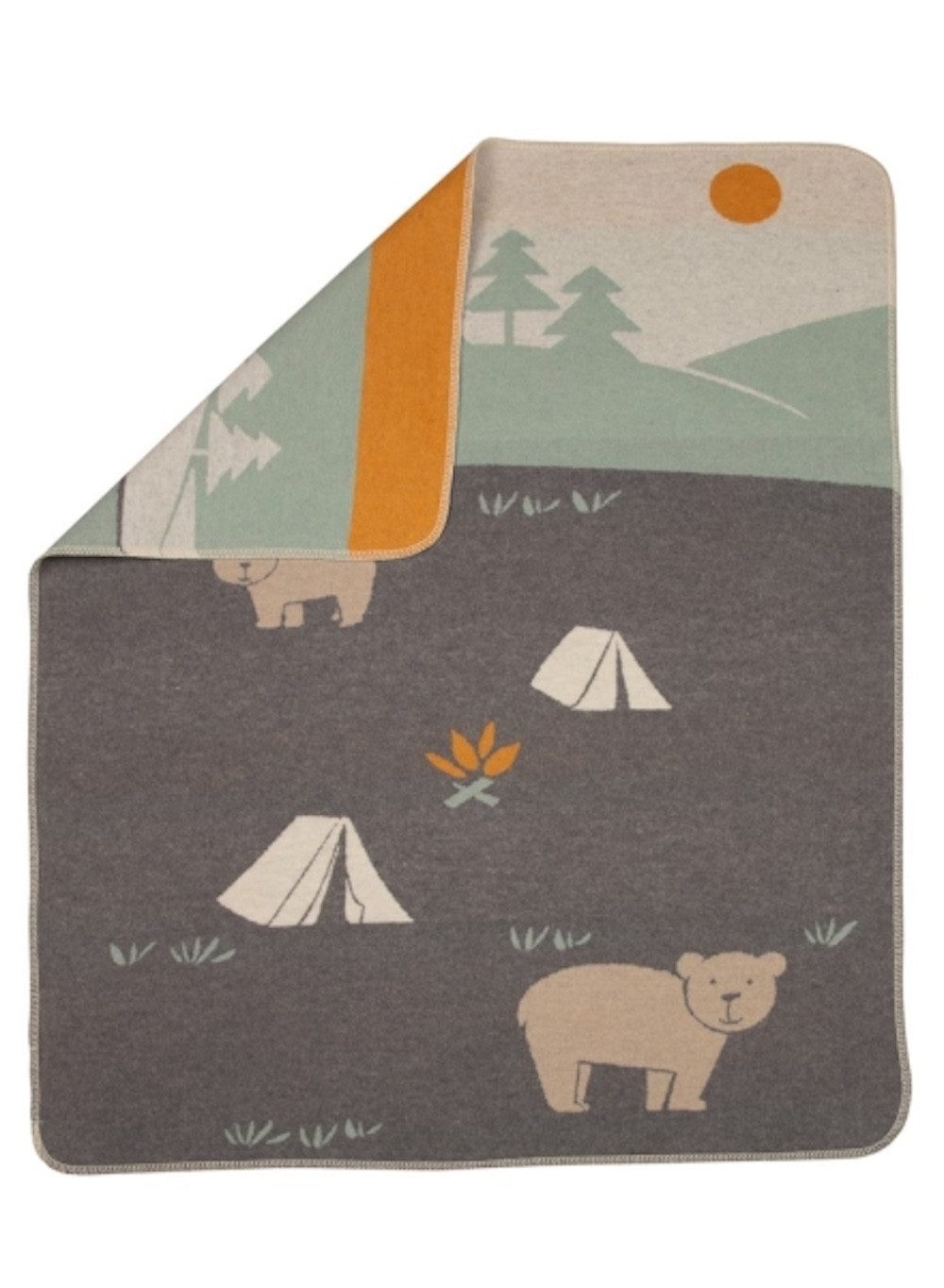 Babydecke Juwel 'Camping' 70 x 90 cm, DAVID FUSSENEGGER günstig online kaufen