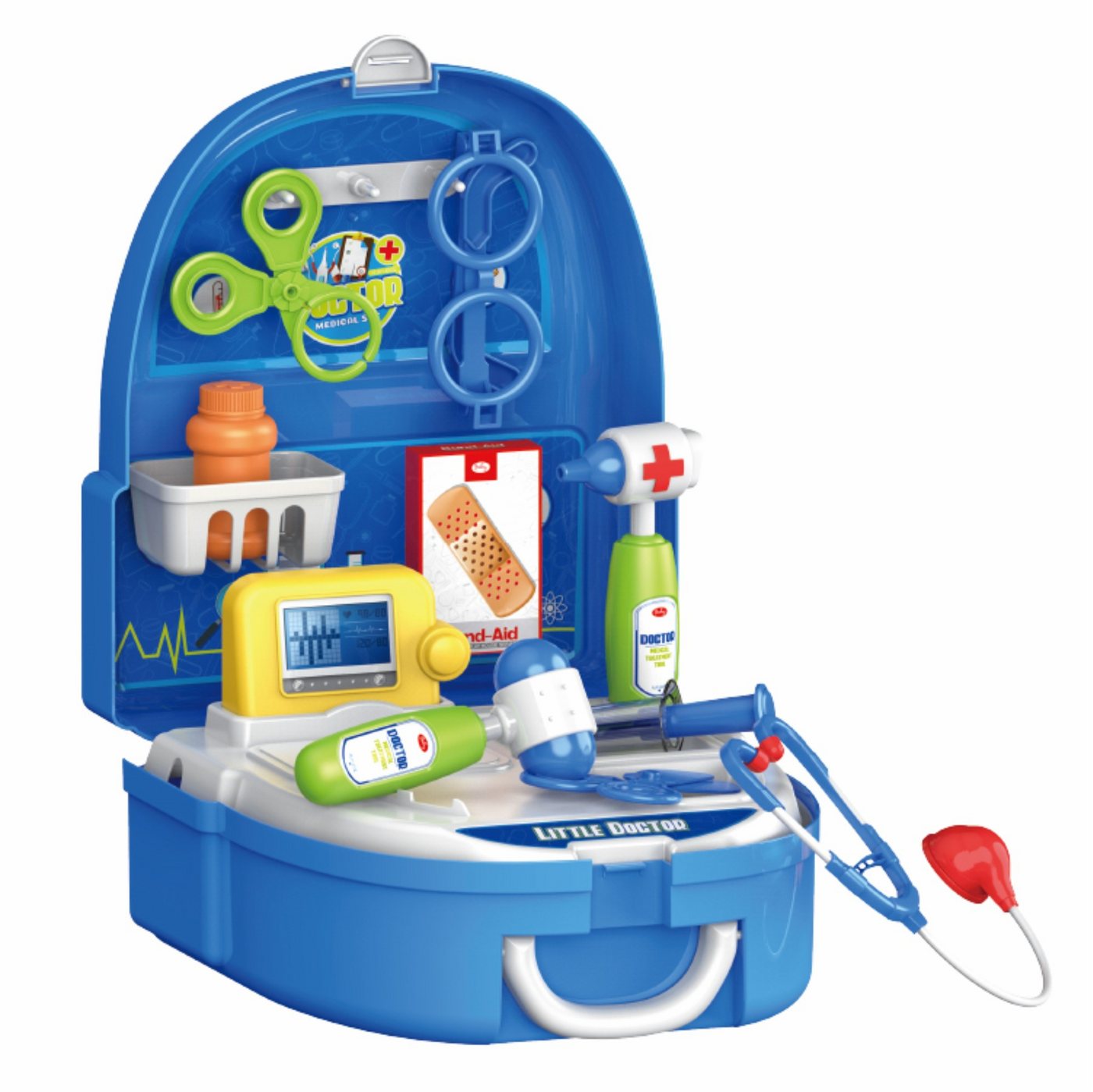 TikTakToo Spielzeug-Arztkoffer Doktor-Koffer, (Komplett-Set, 20-tlg)