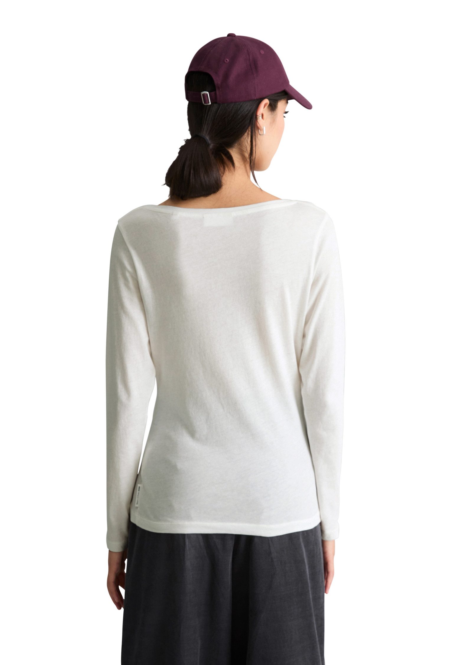 Marc O'Polo DENIM Langarmshirt aus Loose Knit Jersey – Bild 3 von 5