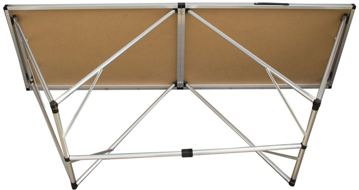 Lemodo Multifunktionstisch, Partytisch, Flohmarkttisch, weiß Klapptisch, Mehrzwecktisch, 200x60cm
