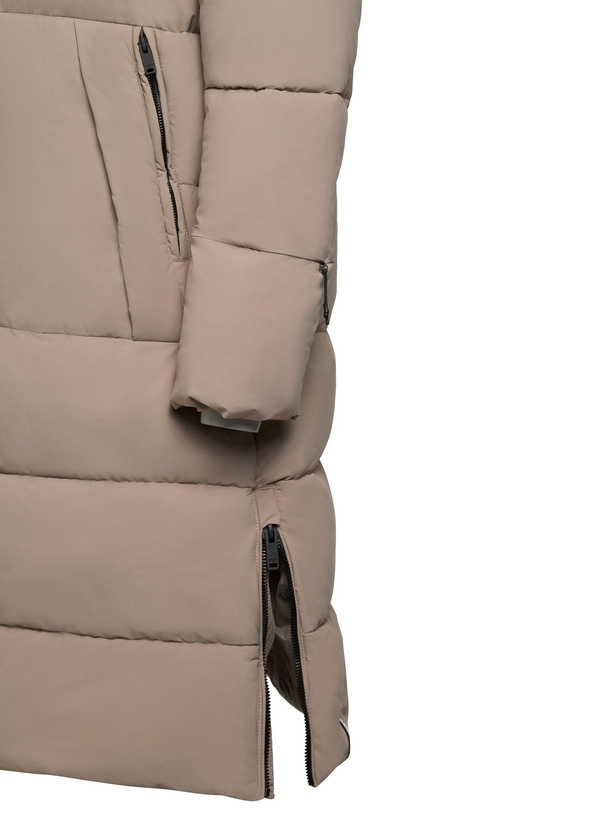 khujo Steppmantel Rigo Matt-YM Warmer Herren Puffermantel mit Rucksack-Trägern