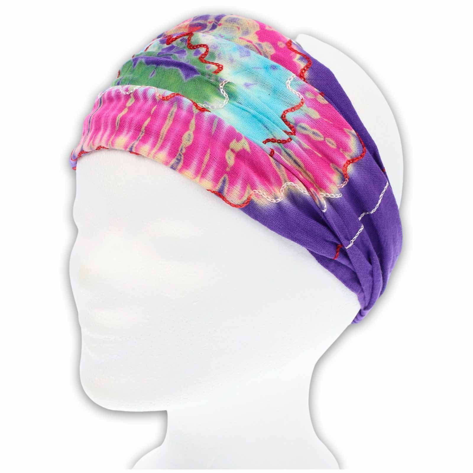 KUNST UND MAGIE Stirnband Batik elastisches günstig online kaufen