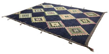 Designteppich Berber Marrocon 243x323 Handgeknüpfter Moderner Orientteppich, Nain Trading, rechteckig, Höhe: 5 mm