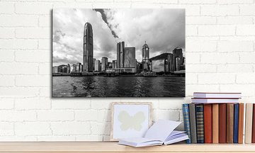 WandbilderXXL Leinwandbild Hongkong Skyline, Hongkong (1 St), Wandbild,in 6 Größen erhältlich
