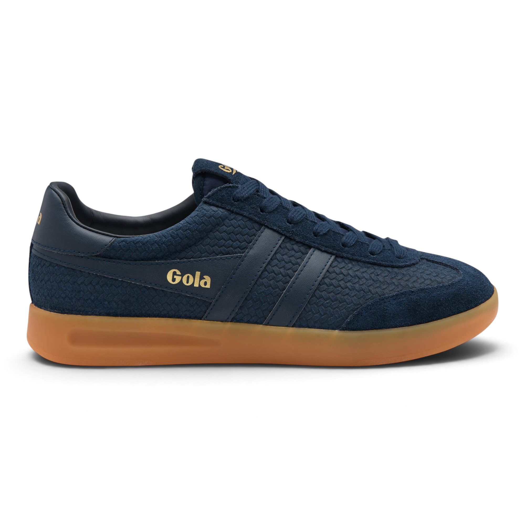 Gola Cyclone Marque (Wildleder) navyblau/gum Herren Sneaker