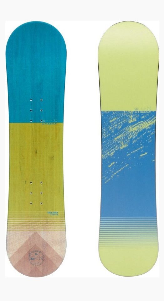 FIREFLY Snowboard Firefly Snowboard Delimit II 900 BLUE/GREEN LIME/WOOD