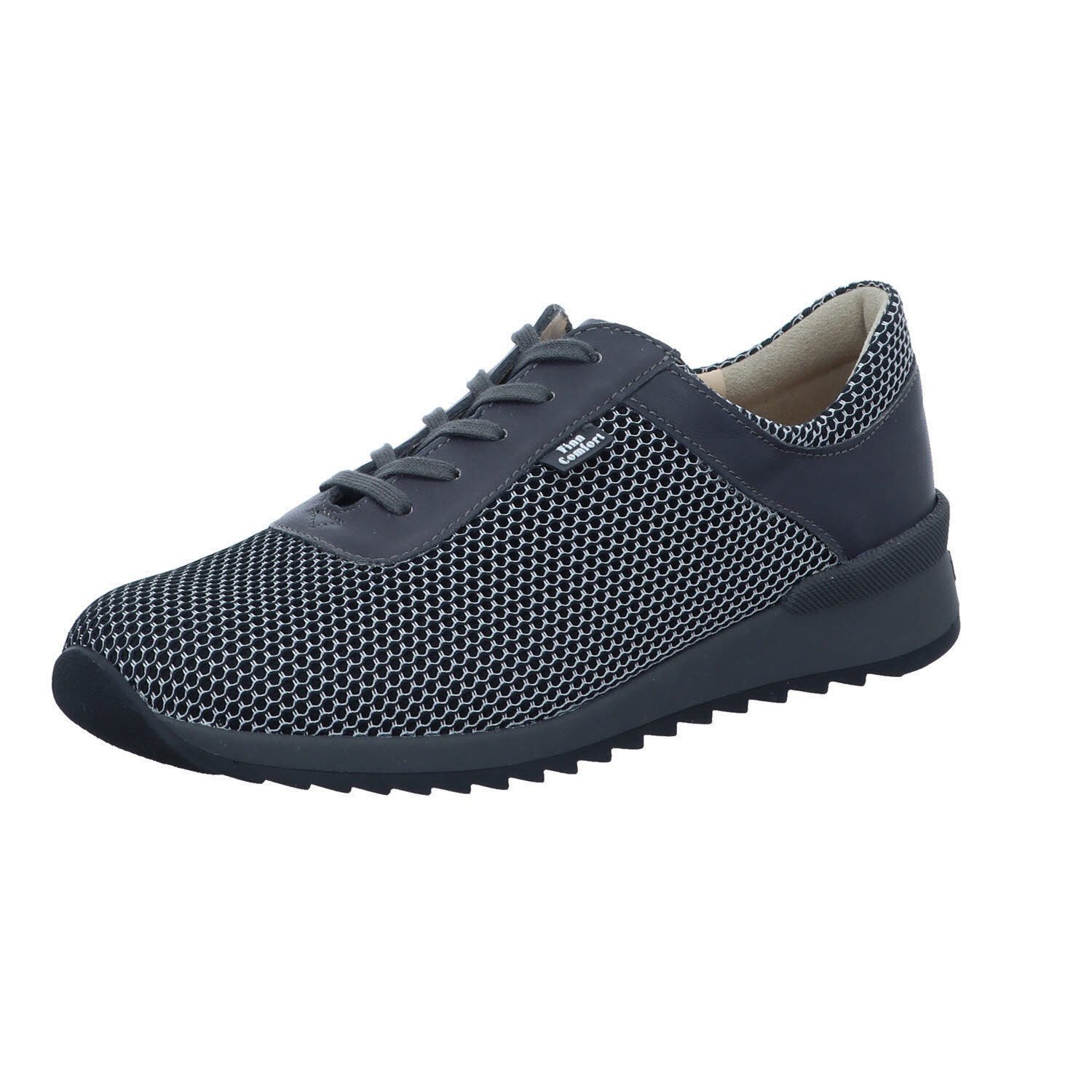 Finn Comfort Sneaker silver/anthracite | Schnürschuhe