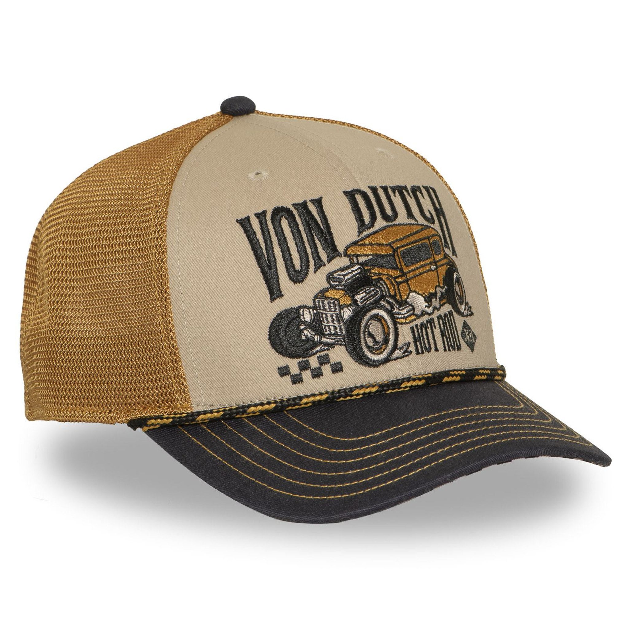 Von Dutch Trucker Cap Von Dutch Originals Trucker Cap - SEMI-CURVED (Basecap, Basecap, Meshcap, Trucker Kappe)