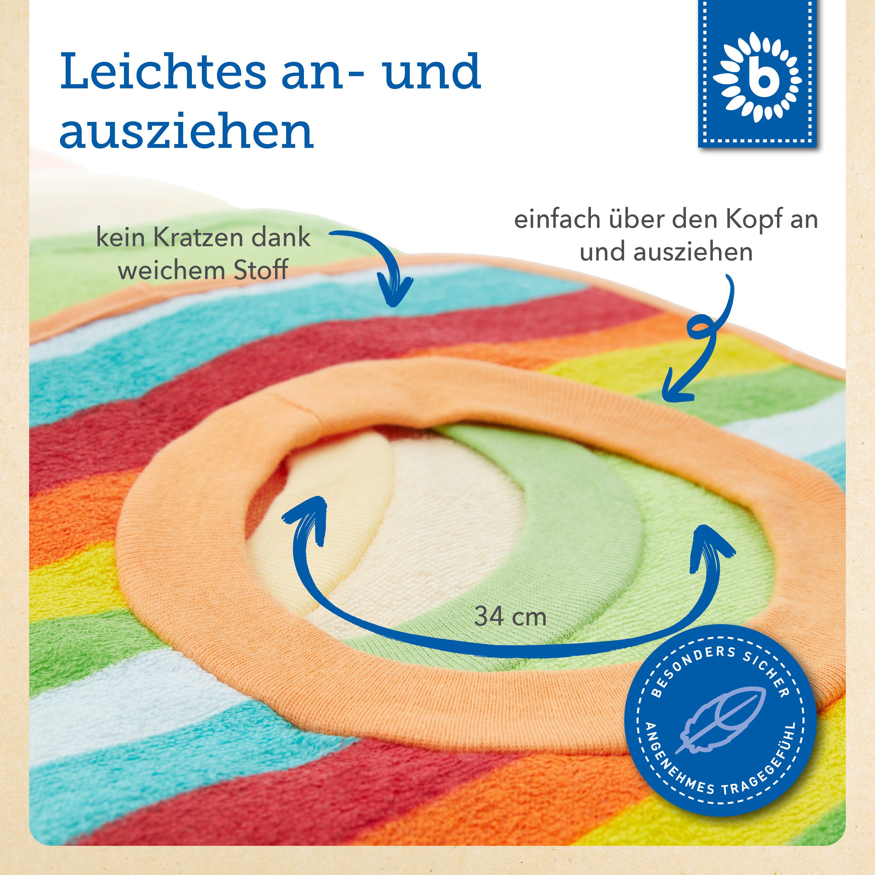 BIECO Lätzchen Bieco Baby Lätzchen 6er Pack Baby Lätzchen Wasserdicht Schlabberlatz – Bild 3 von 5
