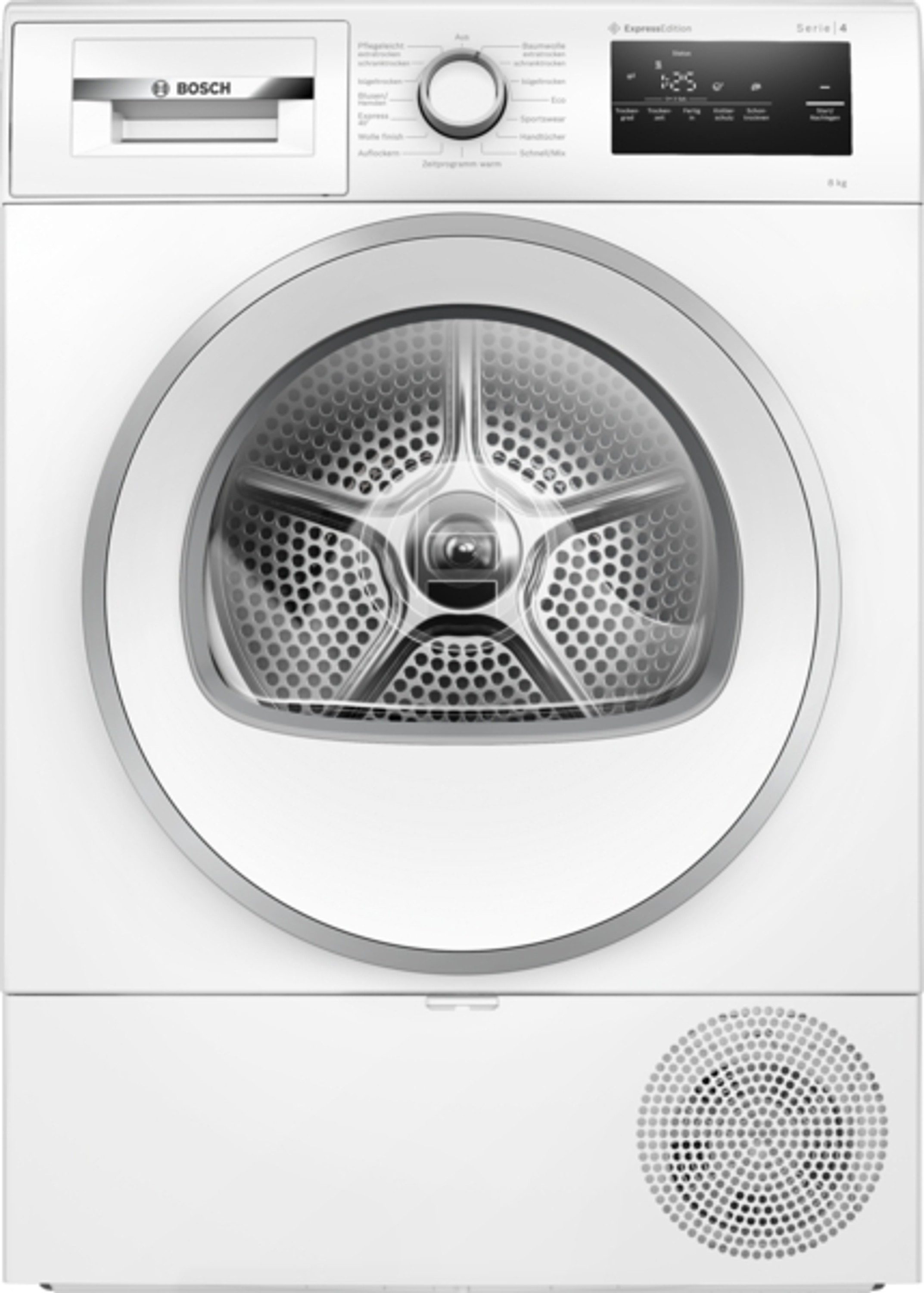 BOSCH Wärmepumpentrockner Serie 4 WTH85VH4, EasyClean Filter, AutoDry, Signal am Programmende