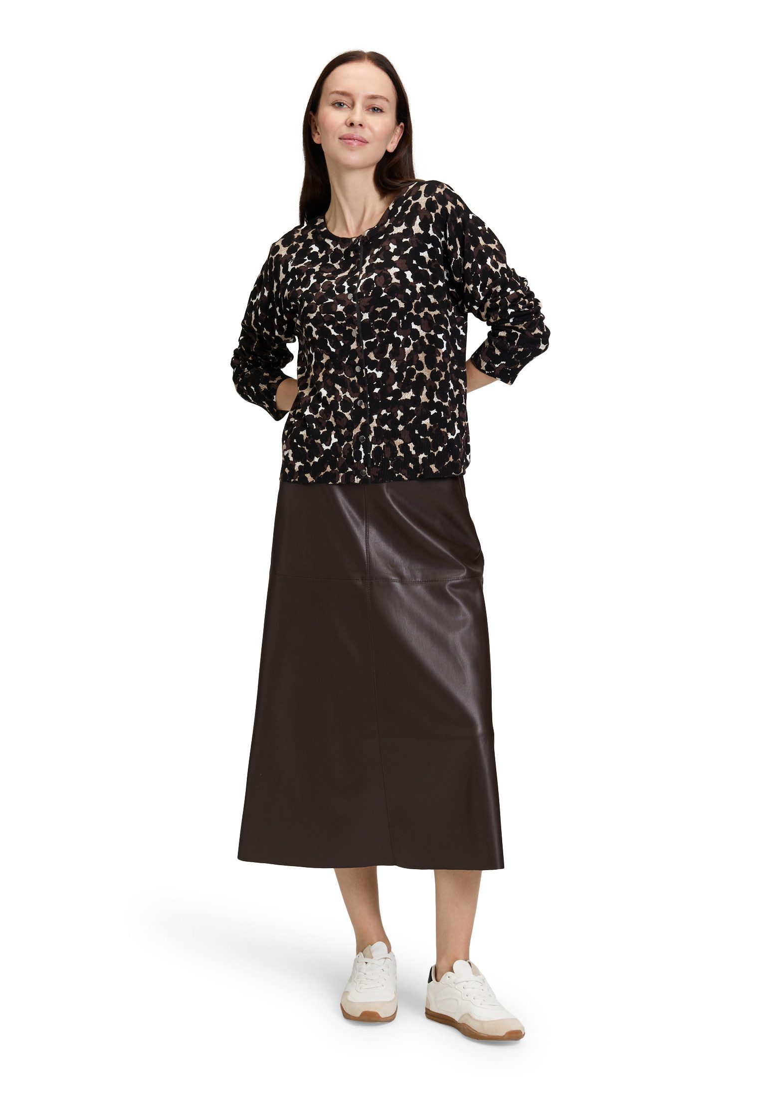 Betty Barclay Strickjacke Damen mit überschnittenen Ärmeln (1-tlg)