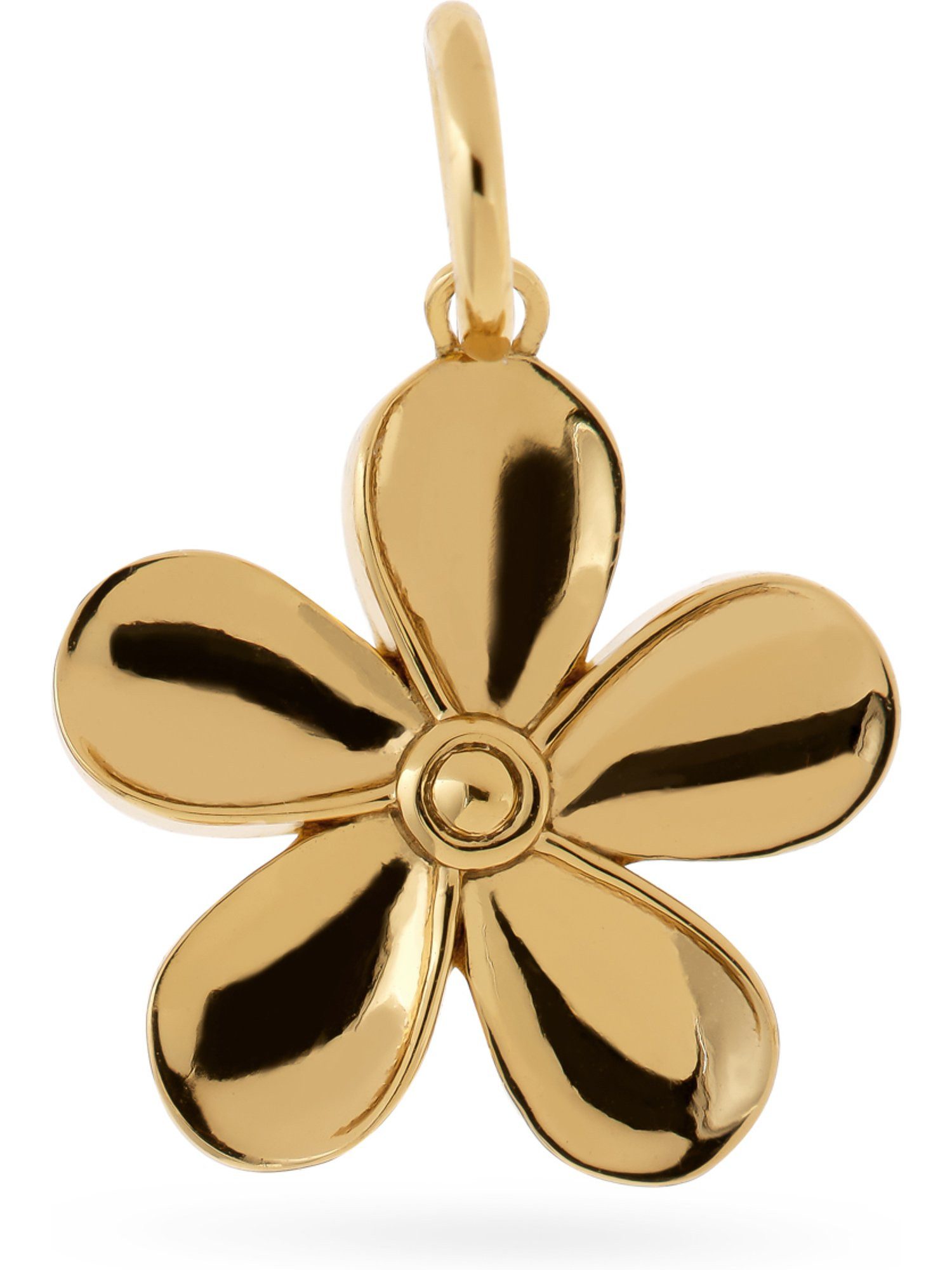 FAVS Kettenanhänger FAVS Damen-Charm 925er Silber Blume