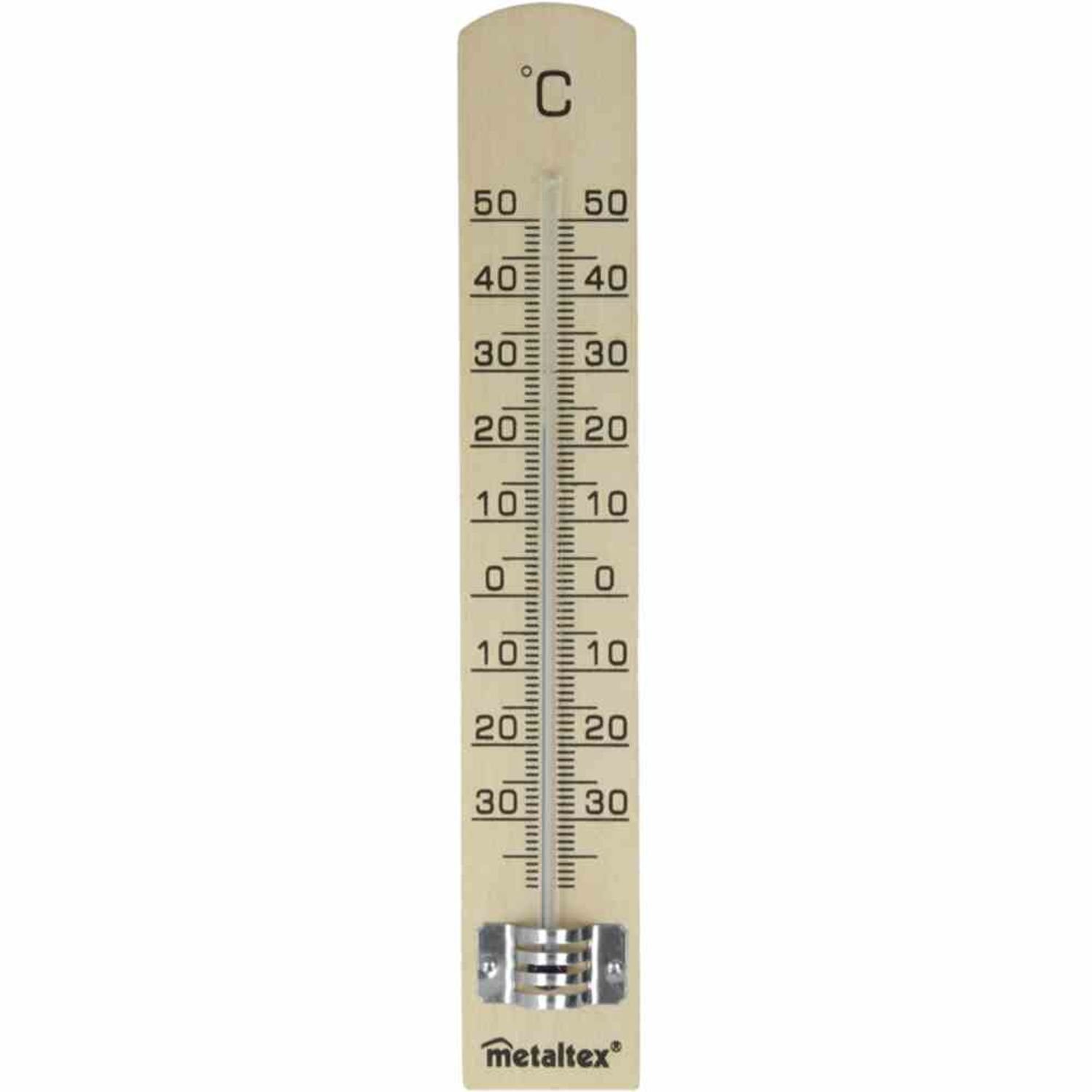 Raumthermometer Innenthermometer Buchenholz