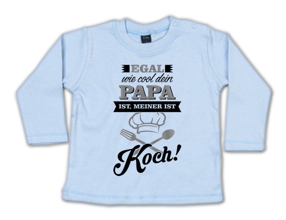 Ggraphics Longsleeve Egal wie cool dein Papa ist, meiner ist Koch