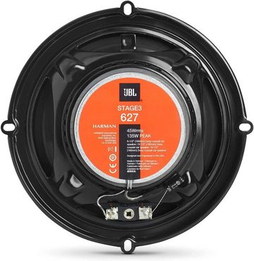 JBL Stage3 627 2-Wege Auto Lautsprecher Auto-Lautsprecher (6.5 Zoll (166 mm) Koaxial Stereo Auto-Lautsprecher)