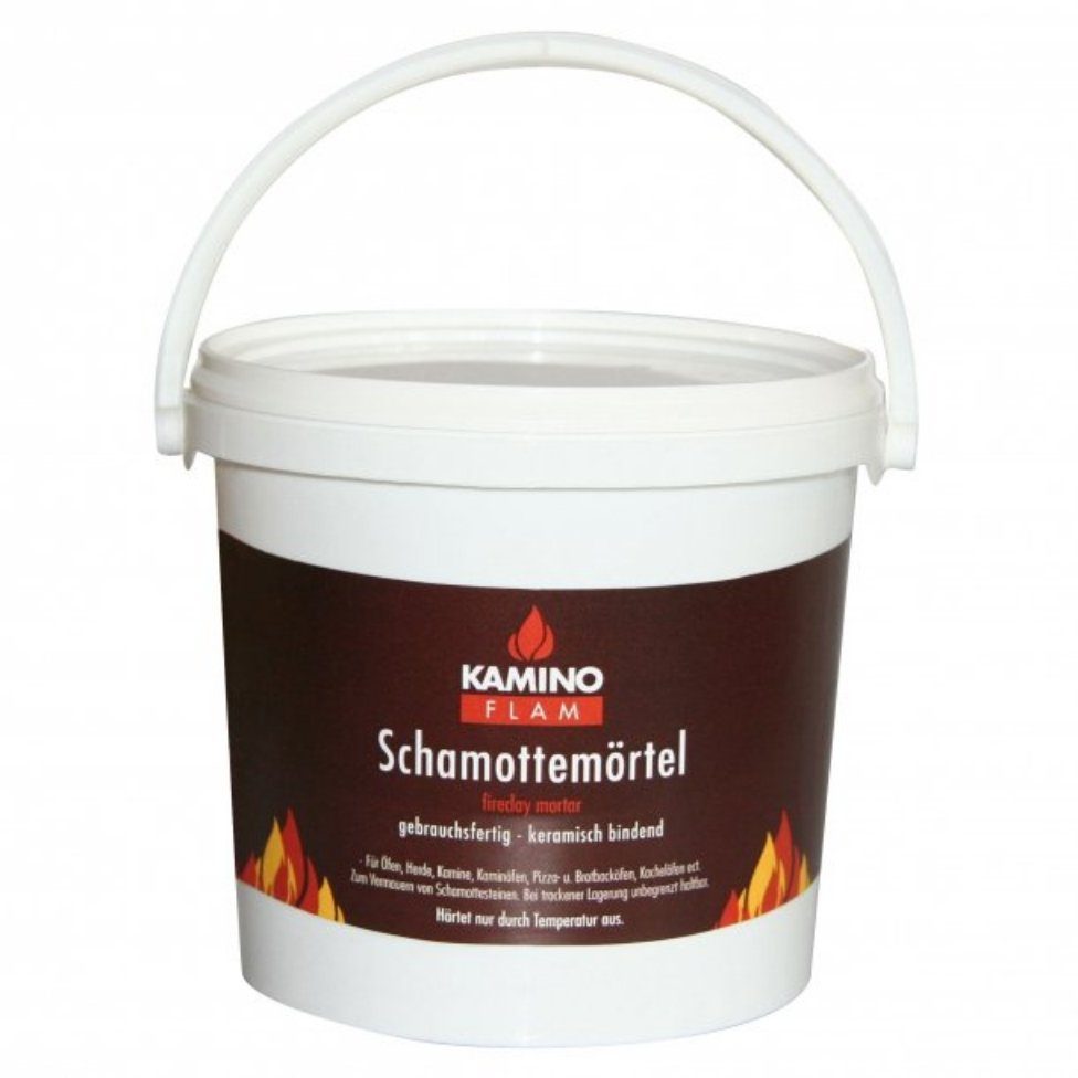 Kamino Flam Kaminsanierungs-Set Schamottemörtel 3 kg-Eimer 333308, 1-tlg.