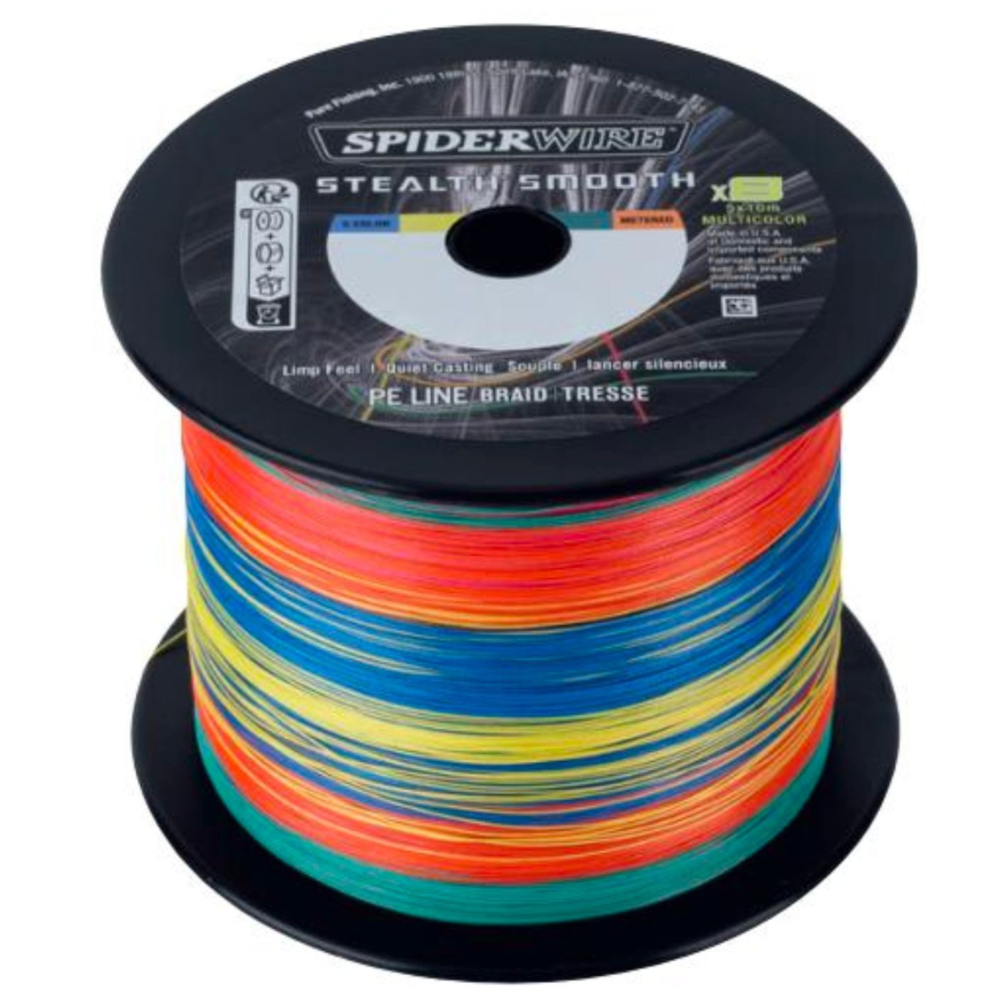 Angelschnur Spiderwire Stealth Smooth 8 Multi Color - 2000m Angelschnur